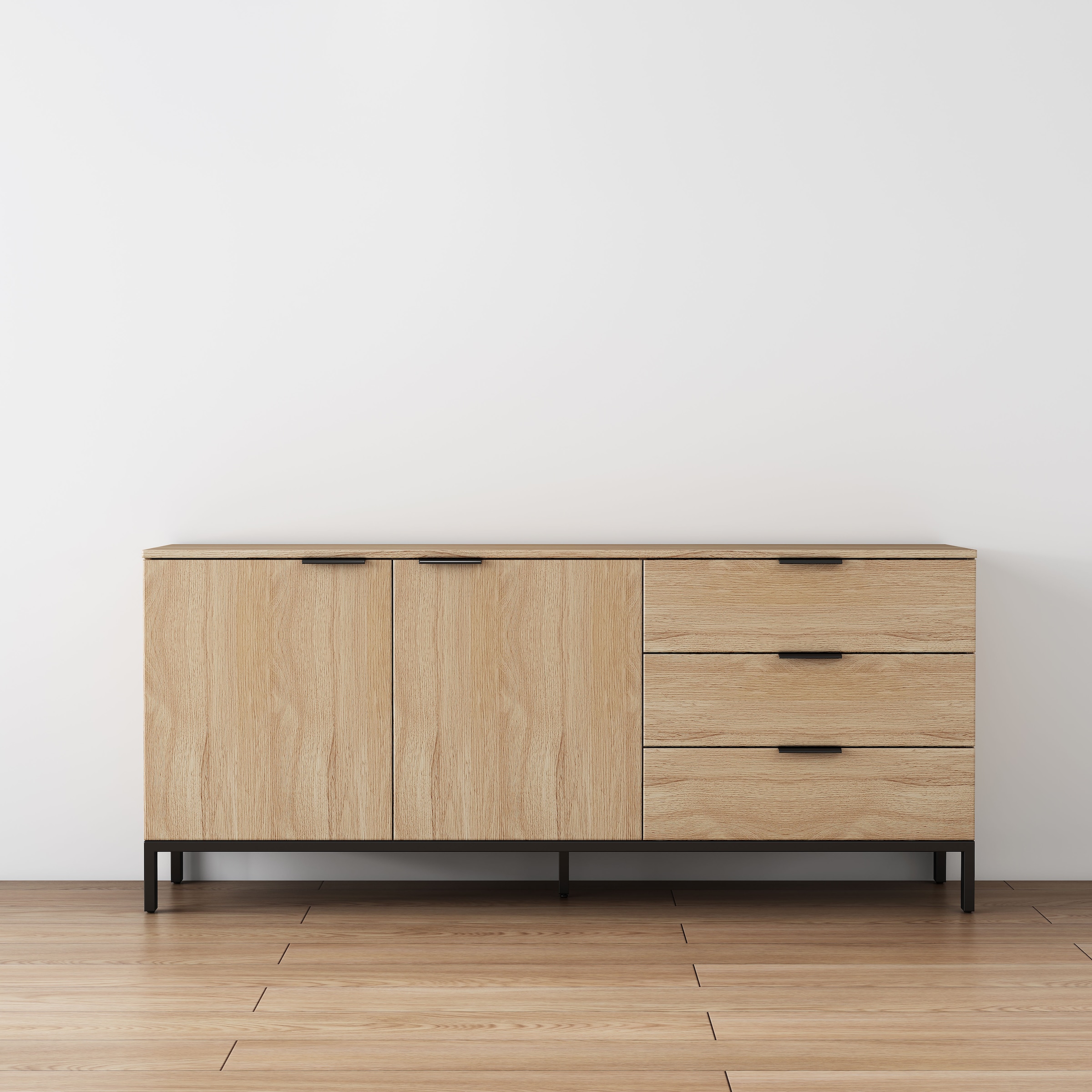OTTO home Sideboard "Jorinde" Melaminoberfläche, flexibler Stauraum und rob günstig online kaufen