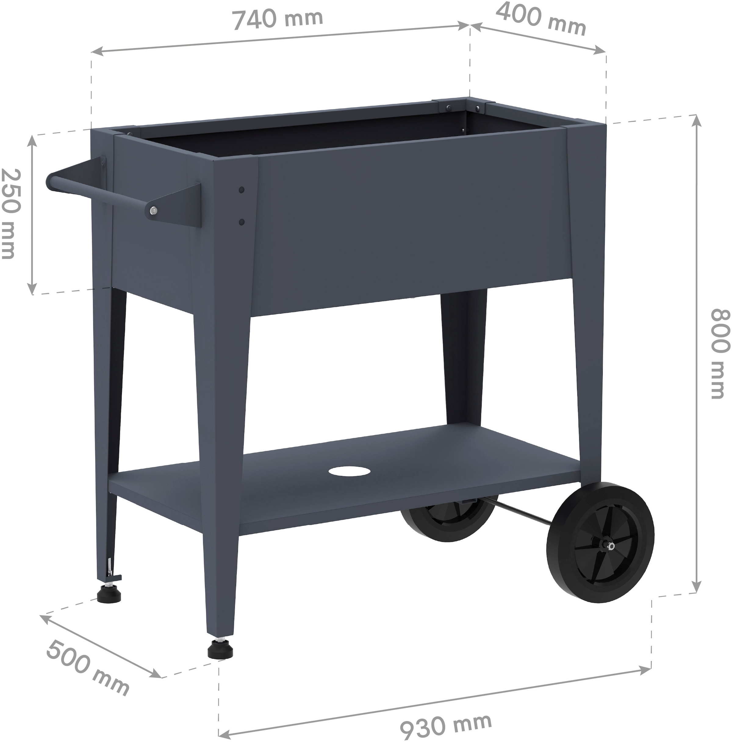 WESTMANN Hochbeet »Mobila« BxTxH: 93x50x80 cm
