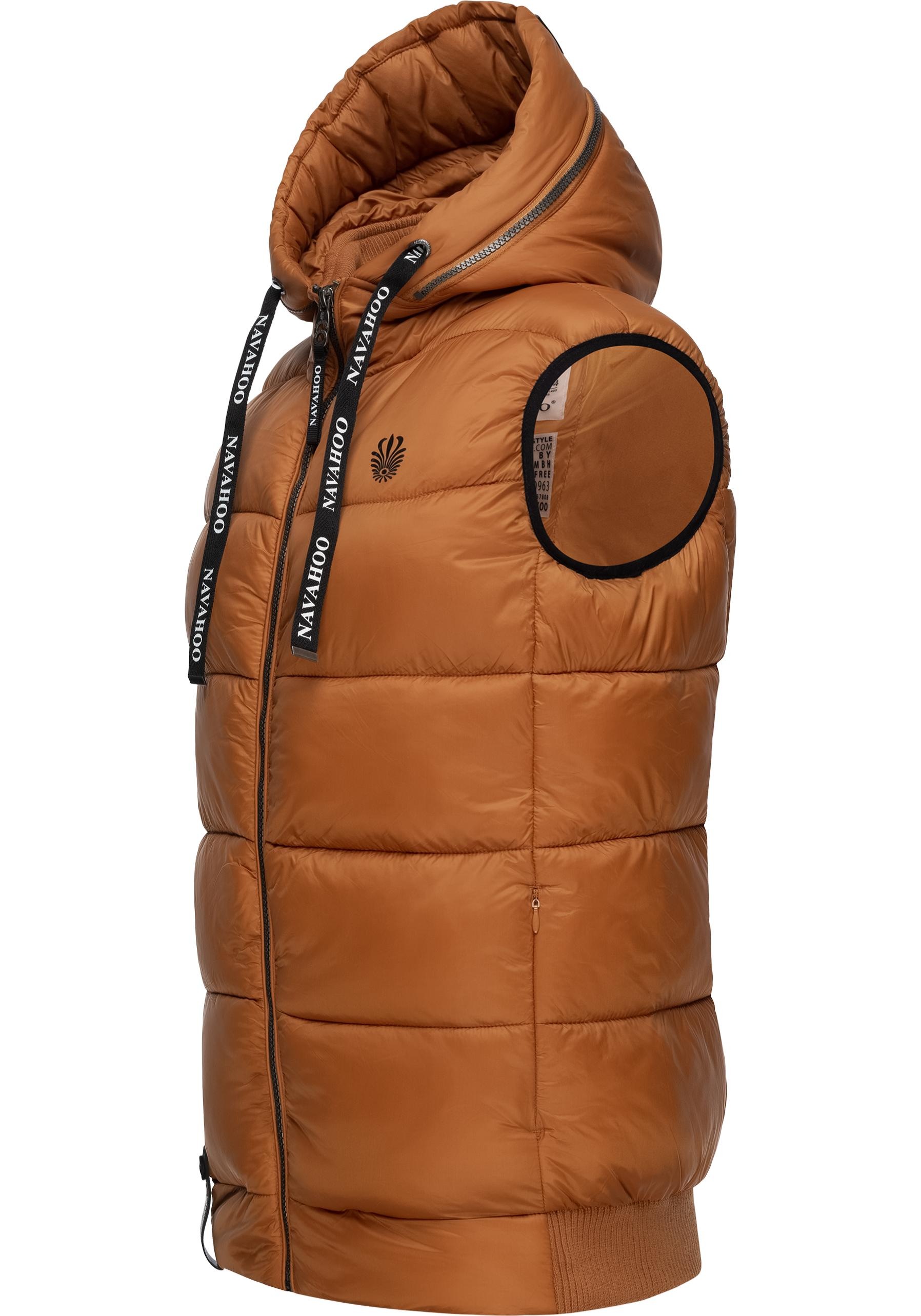 Navahoo Steppweste "Kassidy", stylische ärmellose Damen Weste mit Kapuze günstig online kaufen