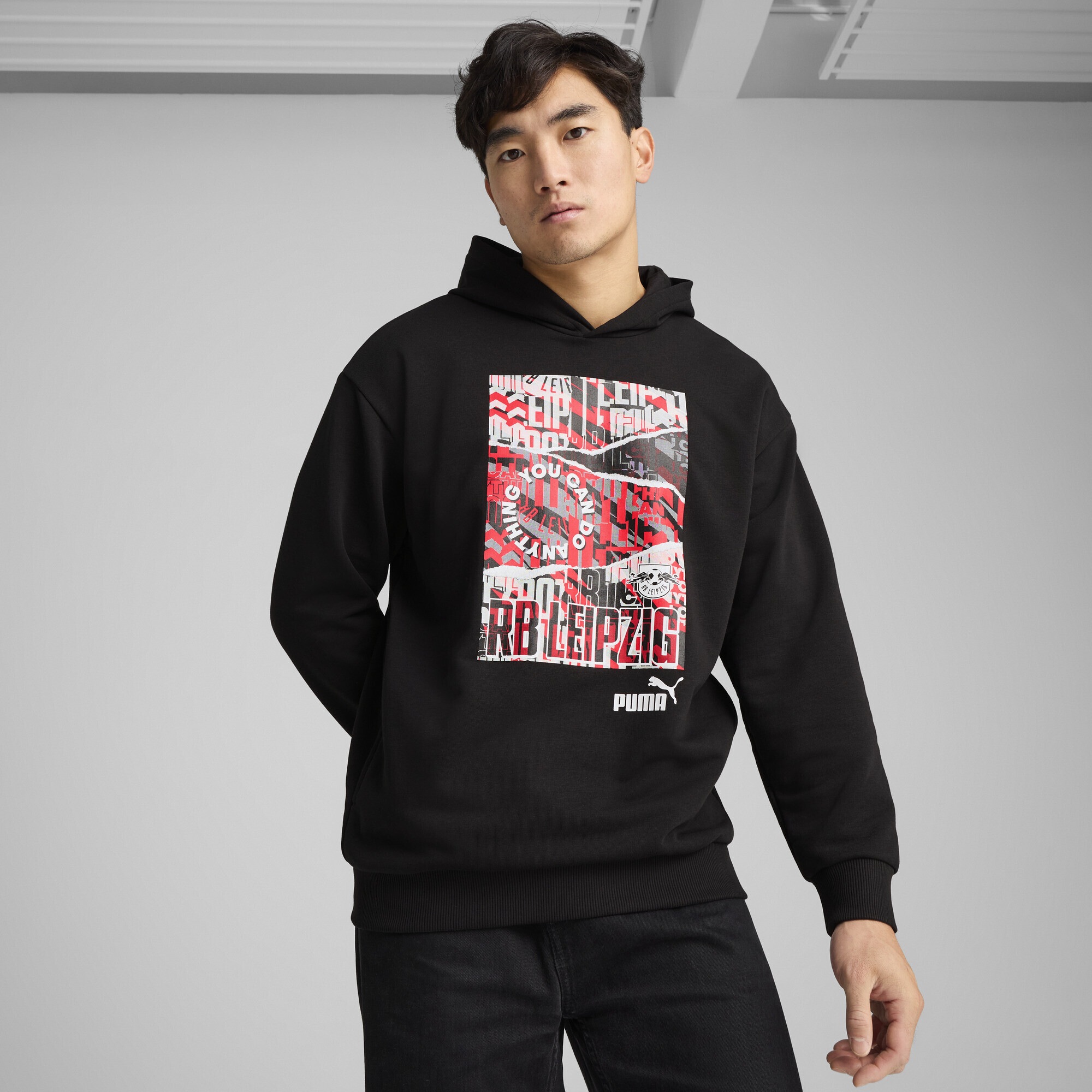 PUMA Hoodie »RB Leipzig ftblNRGY+ Hoodie Herren«