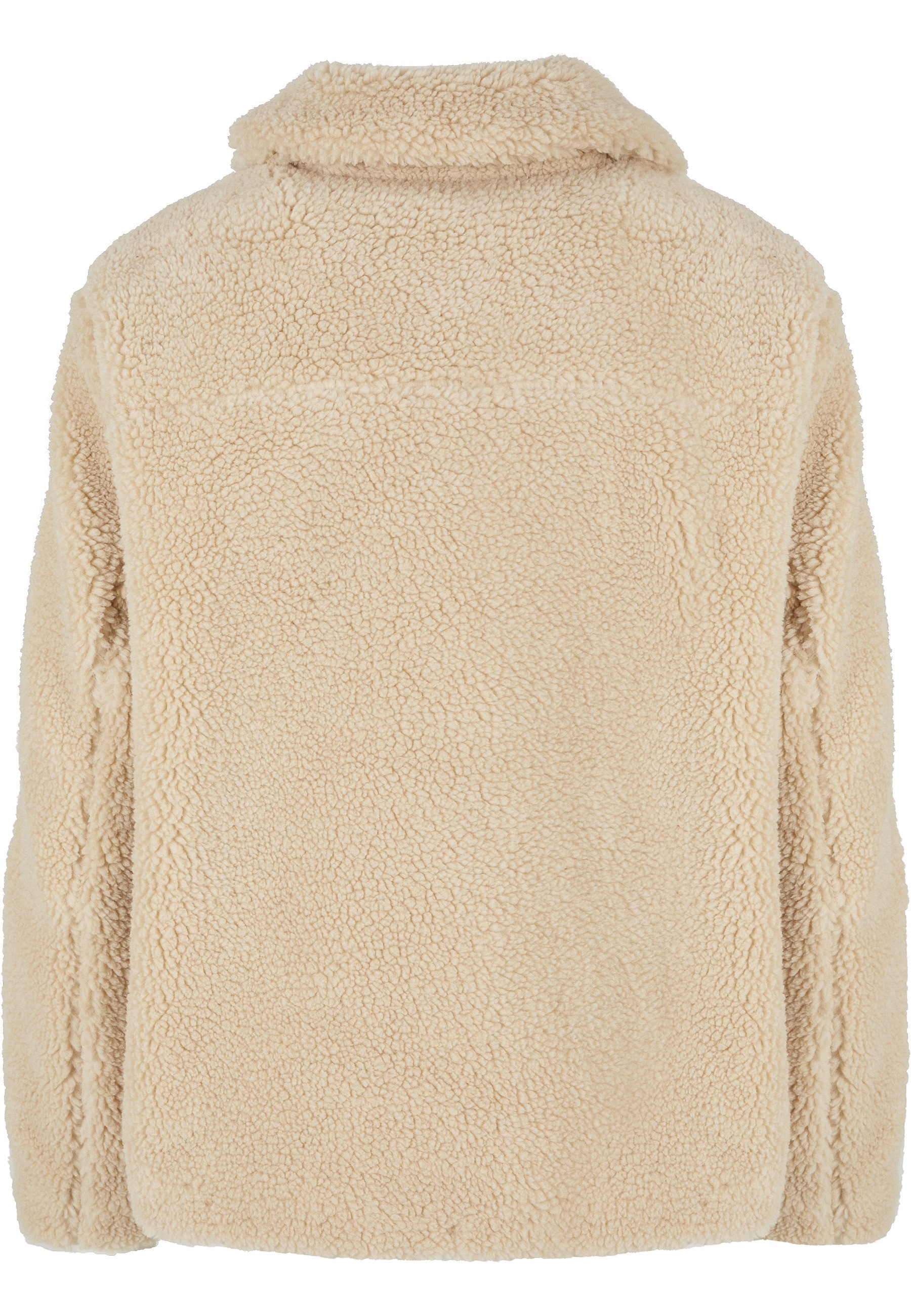 URBAN CLASSICS Winterjacke »Urban Classics Damen Ladies Sherpa Biker Jacket« 1 Stk. tlg. ohne Kapuze