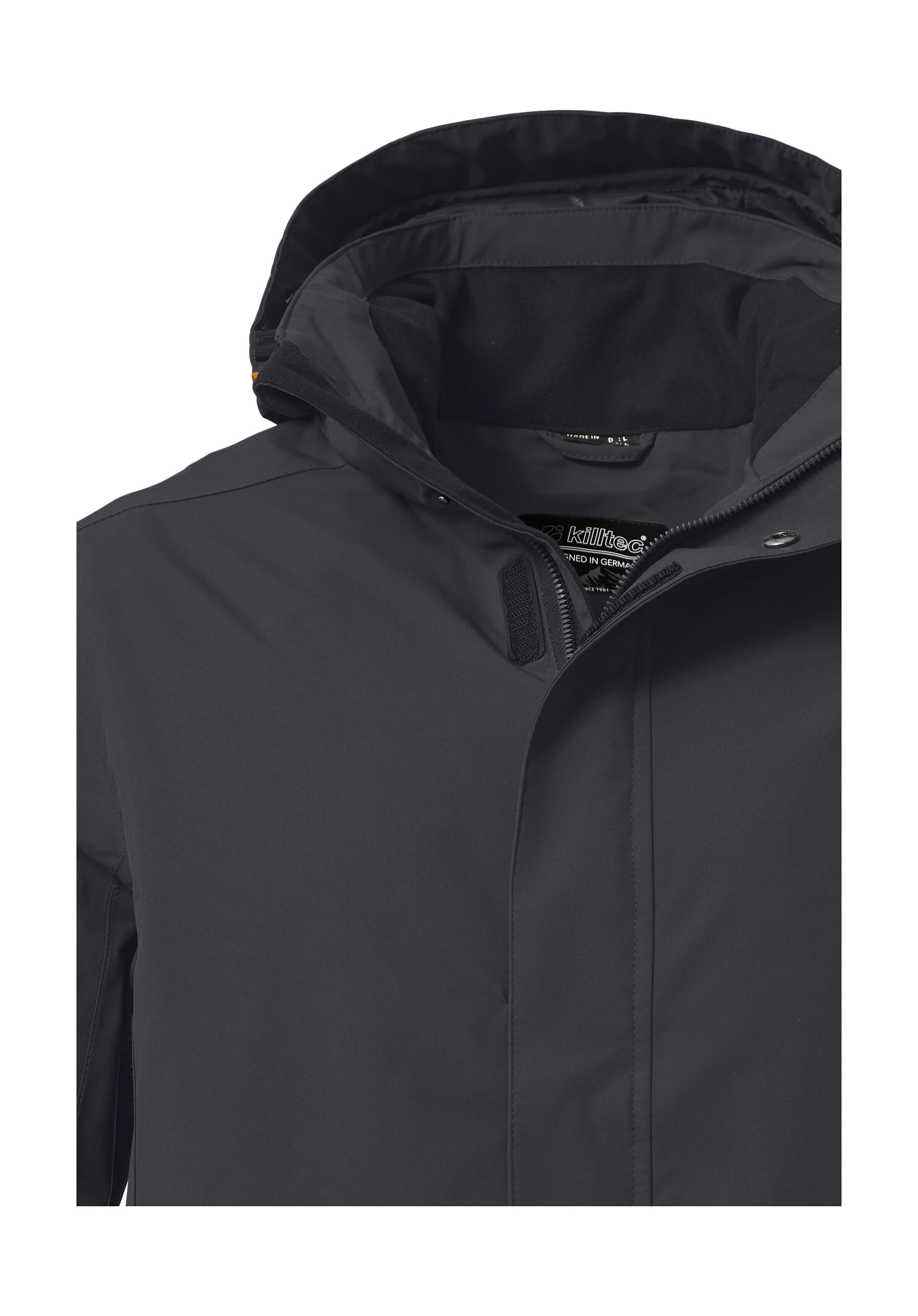 Killtec Outdoorjacke »KOS 87 MN JCKT_XENIOS«, 100% wasser- und winddicht, abzippbare Kapuze, verstellbare Bündchen