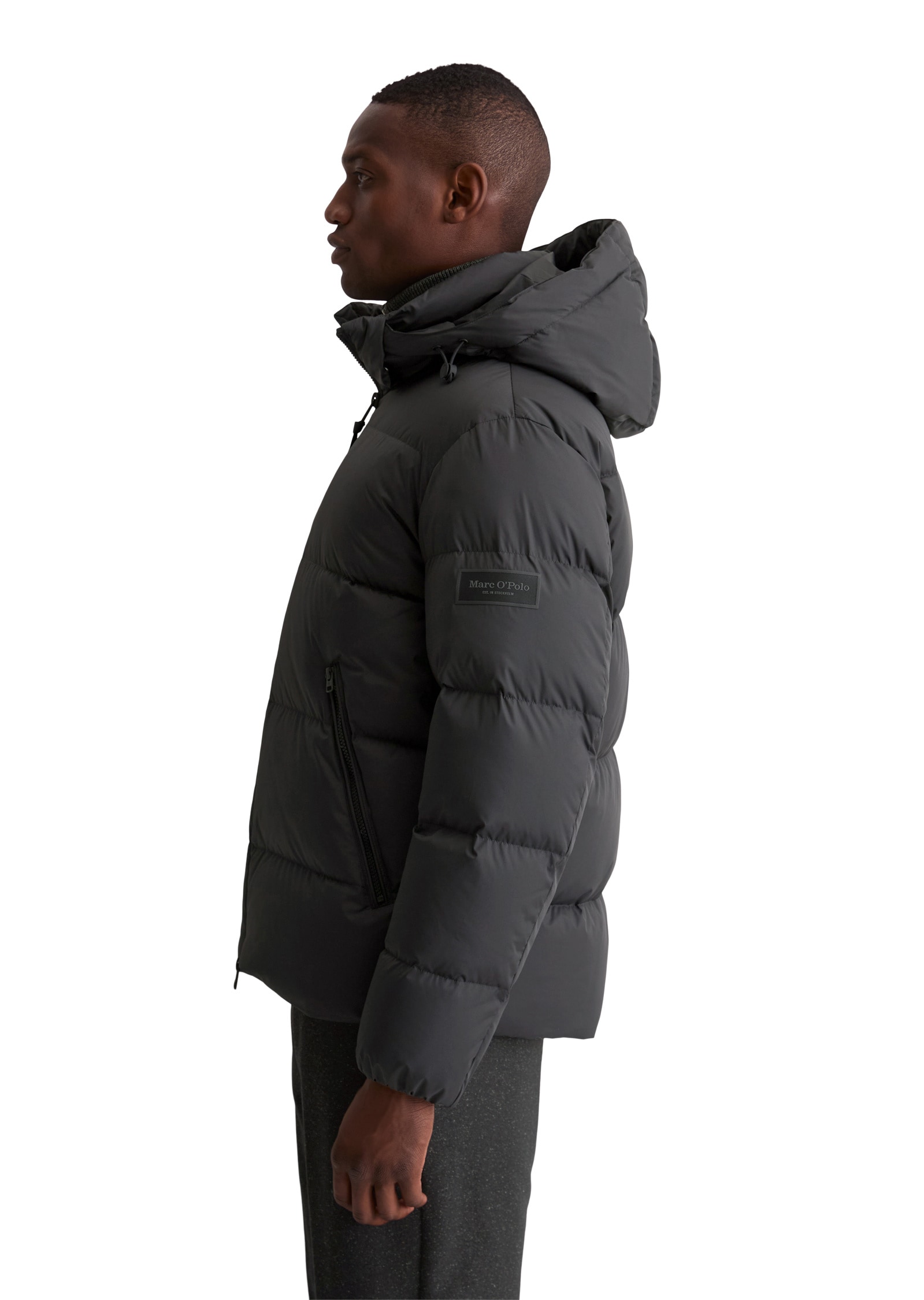 Marc O'Polo Outdoorjacke »mit abnehmbarer Kapuze«, ohne Kapuze