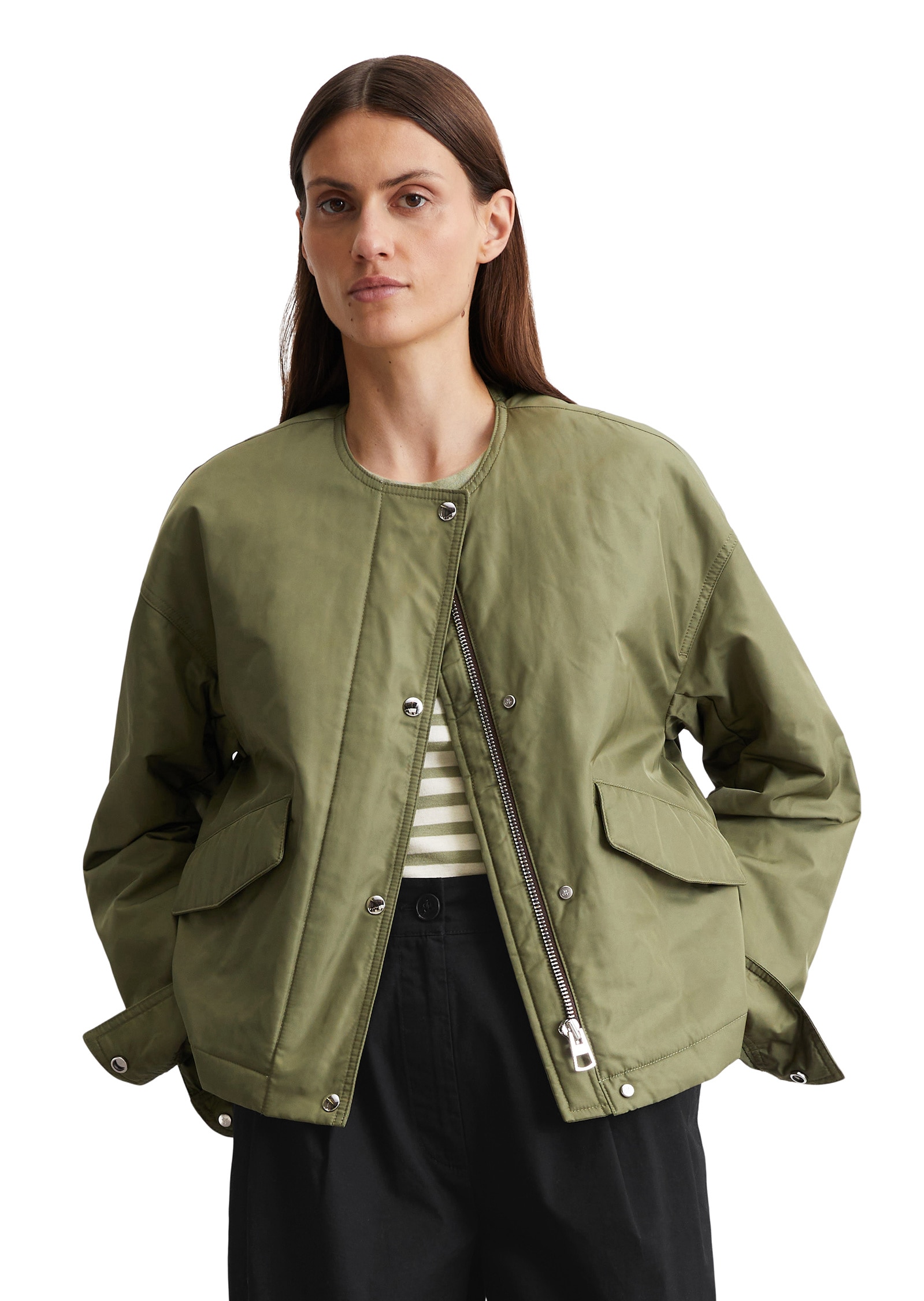 Marc OPolo Outdoorjacke "aus recyceltem Polyester-Twill" günstig online kaufen