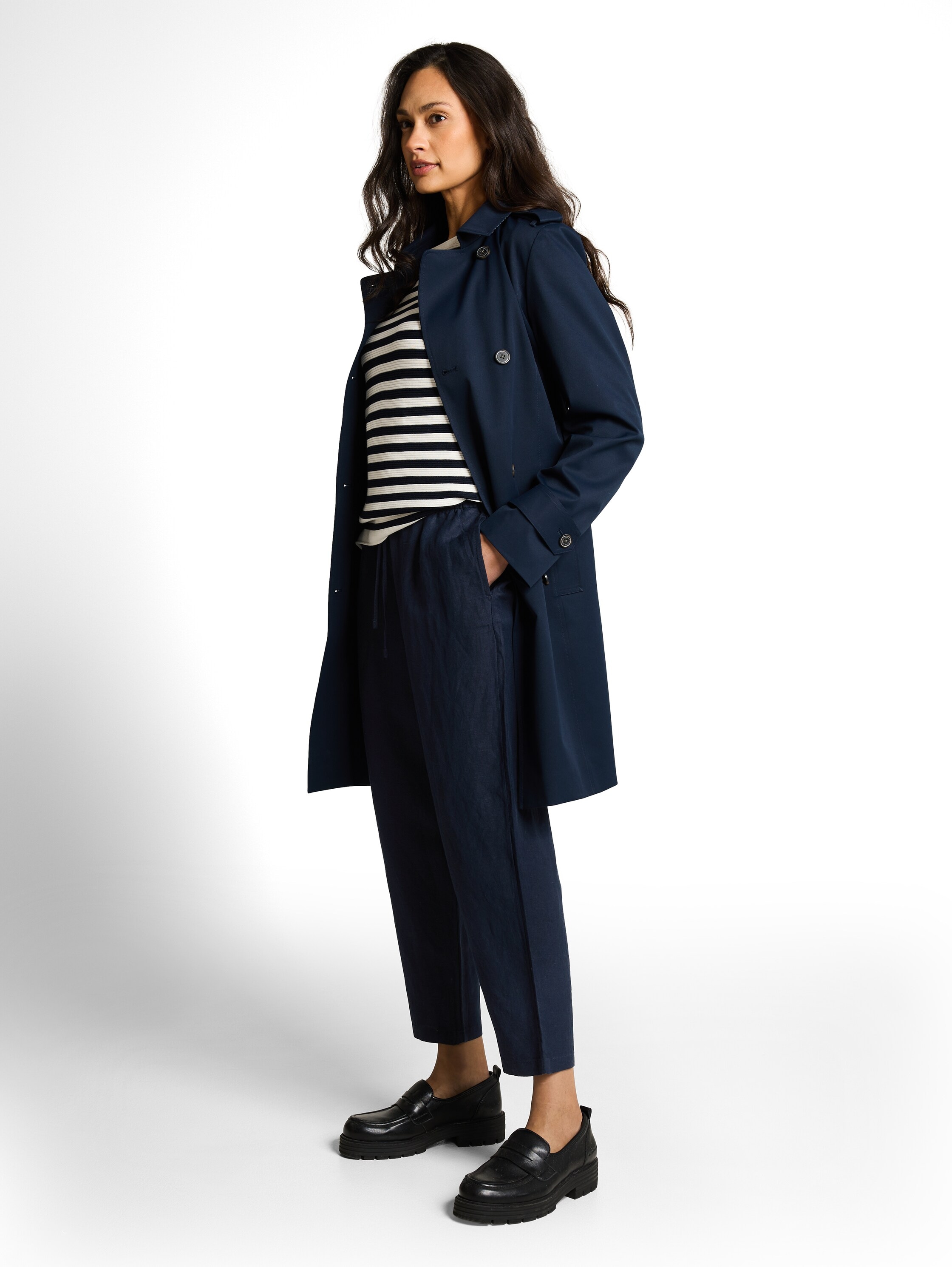 TOM TAILOR Leinenhose  mit Tunnelzug