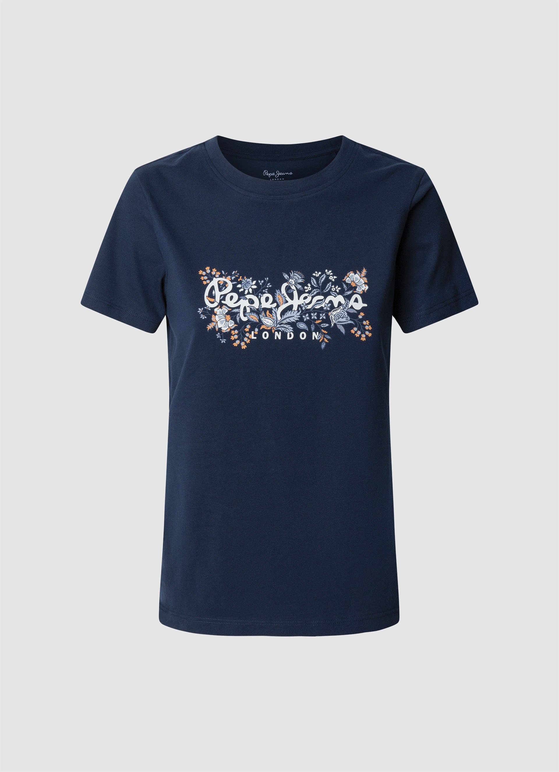 Pepe Jeans T-Shirt "ROSALIND", mit floralem Print vorn günstig online kaufen