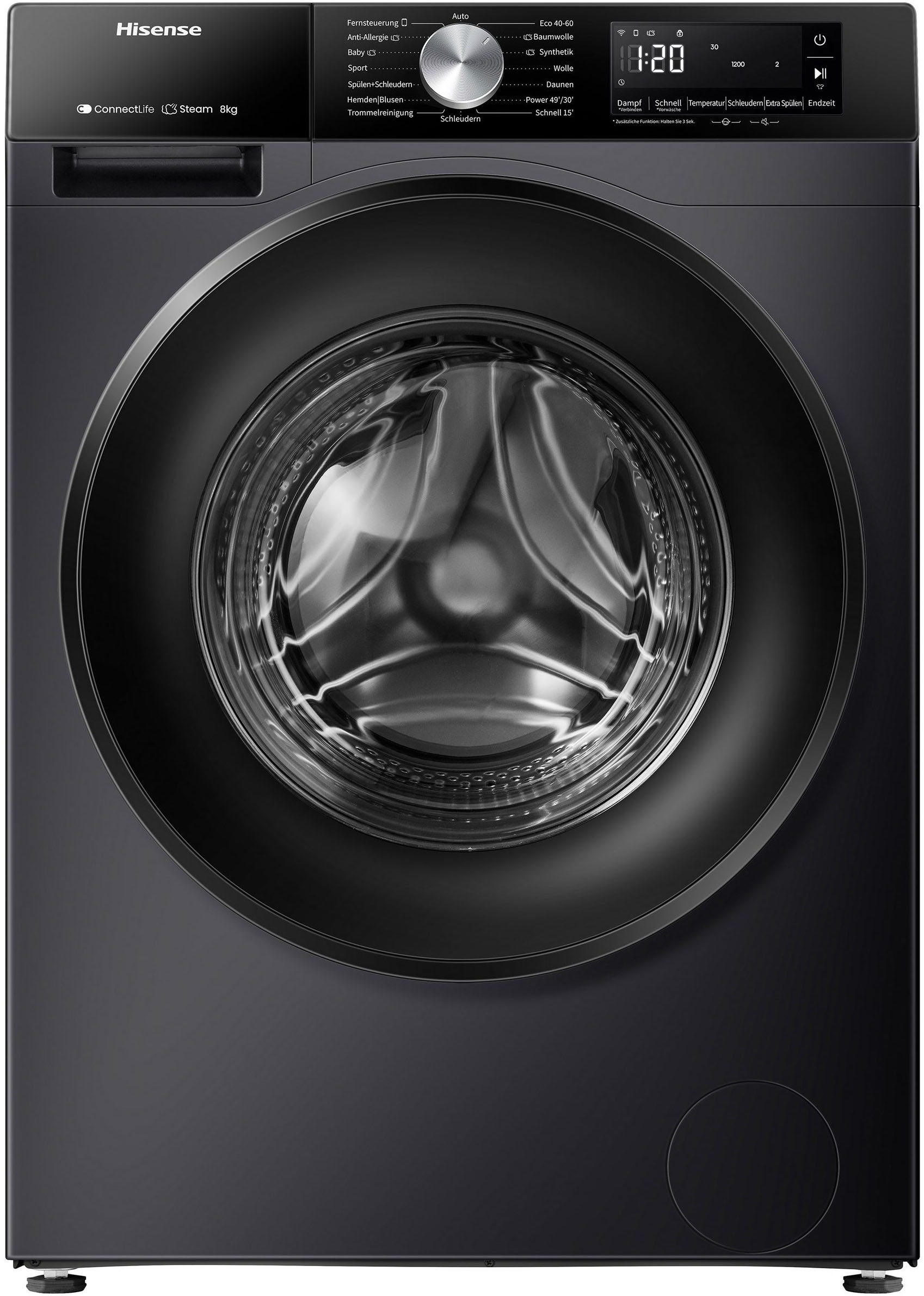 Hisense Waschmaschine "WF3S8043BB3" 8 kg 1400 U/min Wifi-ConnectLife günstig online kaufen