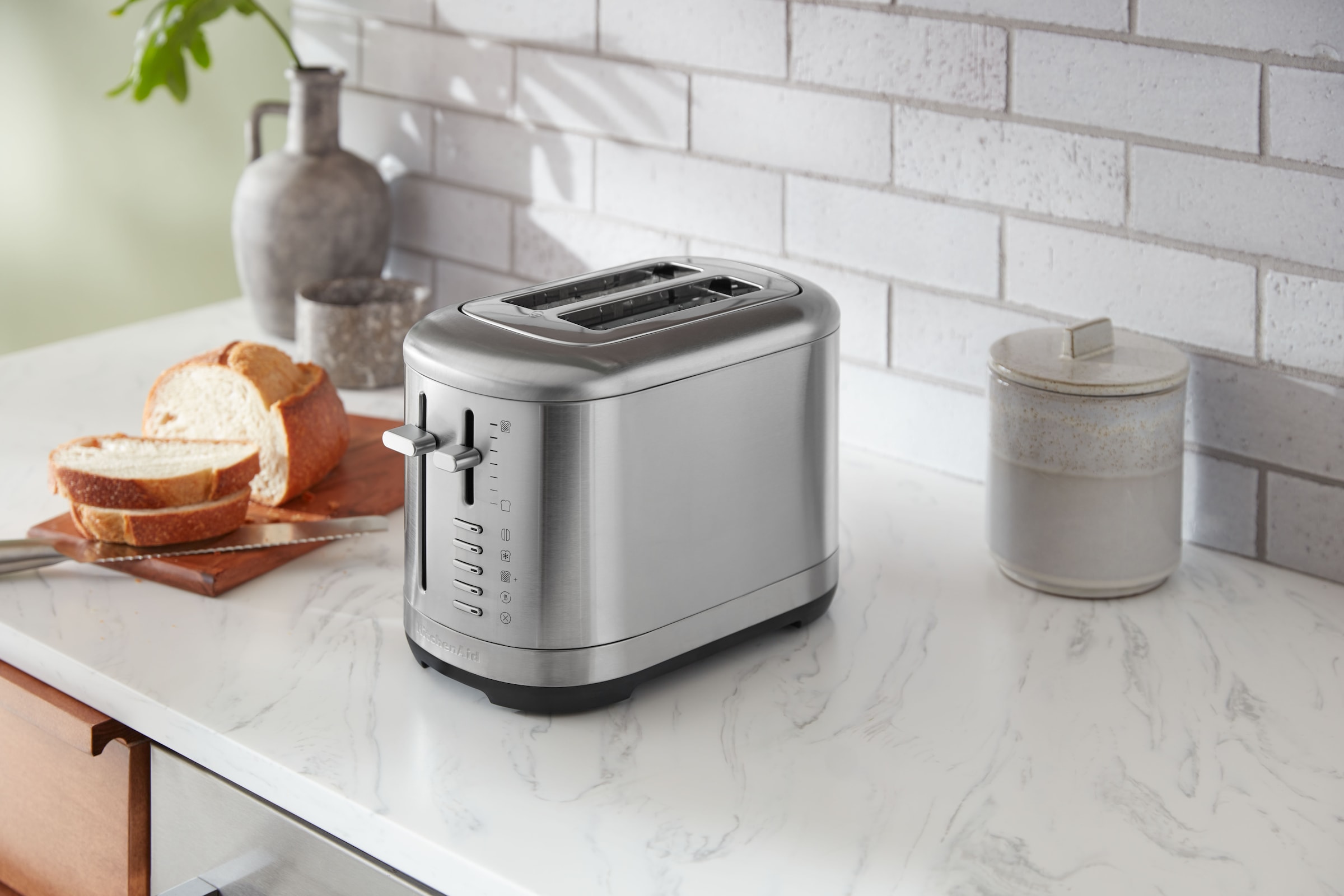 KitchenAid Toaster »5KMT2109ESX edelstahl«, 2 Schlitze, 980 W