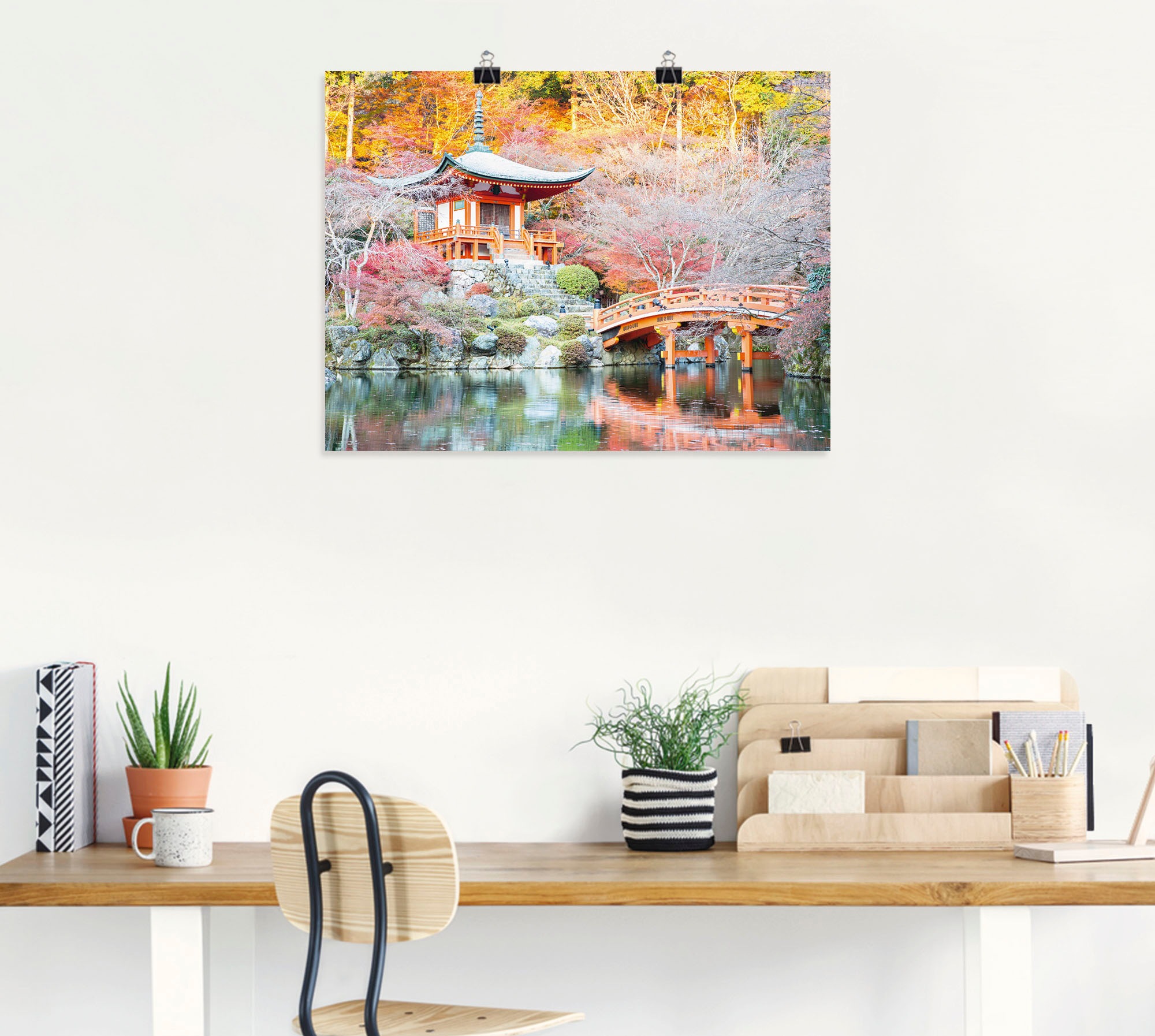 Artland Poster »Shingo Buddhistischer Tempel« Gebäude 1 Stk. tlg. ohne Rahmen