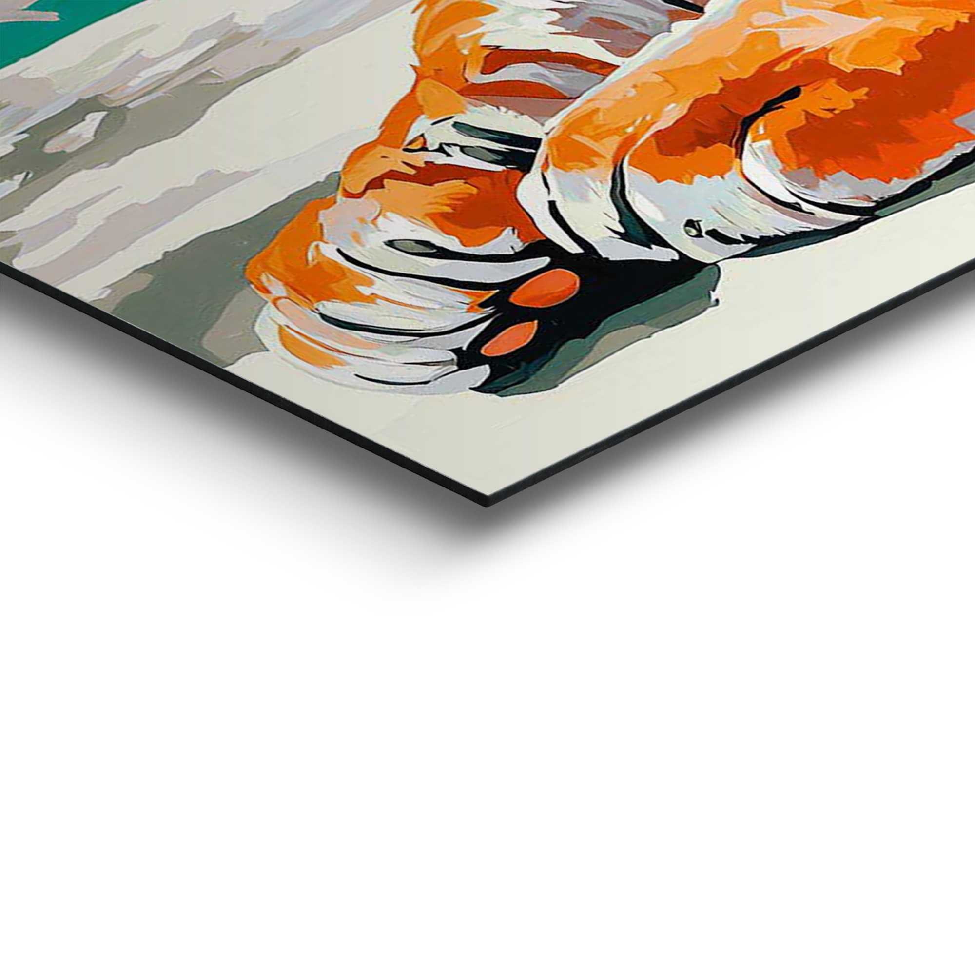 Reinders! Deco-Panel »Gemalter Tiger«, Hobbyraum - Mehrfarbig - MDF - Tiere - 60x90 cm
