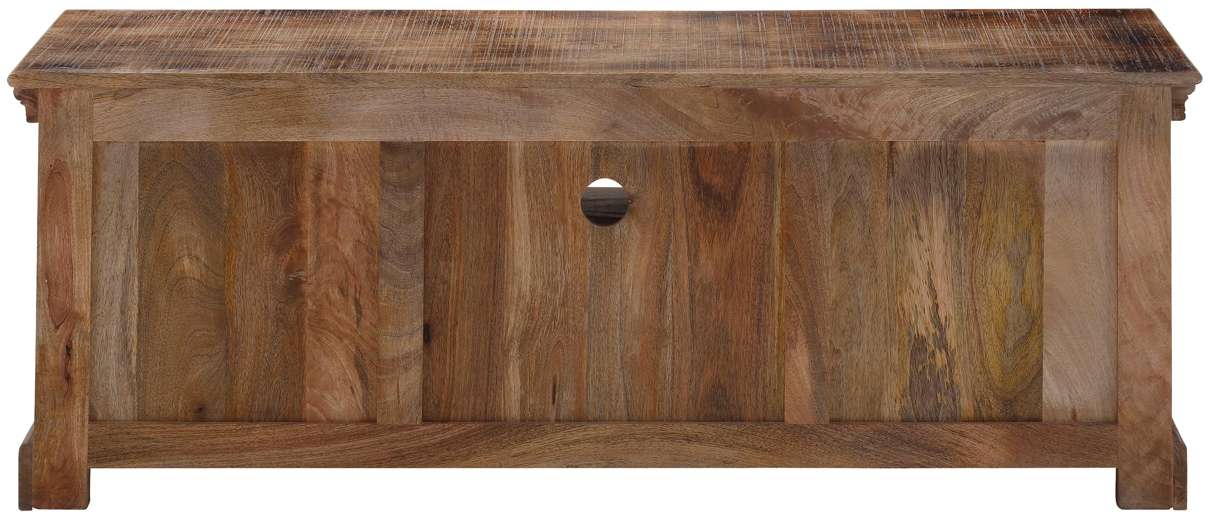 Home affaire Lowboard »Maneesh«, Kommode aus massivem Mangoholz und Stauraummöglichkeiten, Breite 135cm