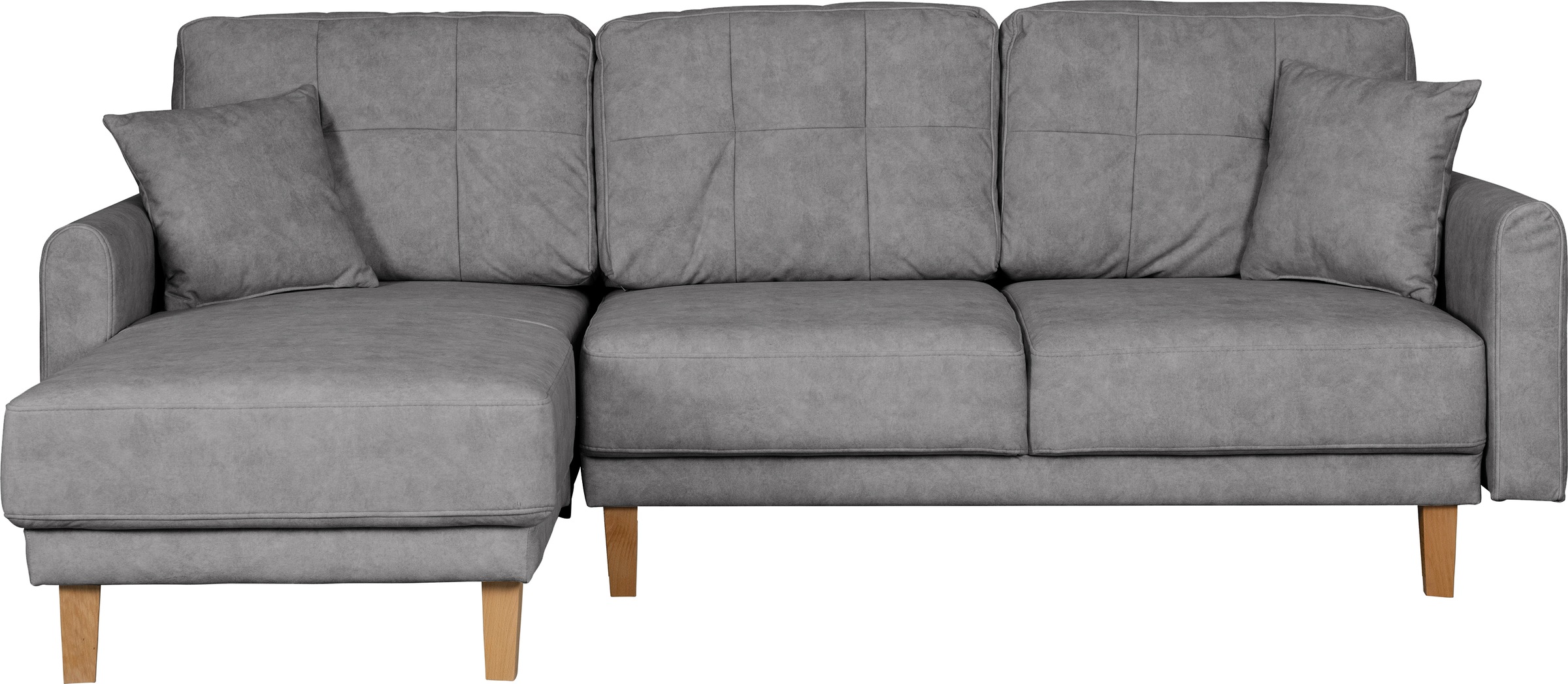 Home affaire Ecksofa »TRIPLO optionale Schlafsofa mit Bettkasten, Maße B/T/H: 234/164/89 cm«, L-Form wahlweise mit Bettfunktion - Liegefläche 132x210 cm