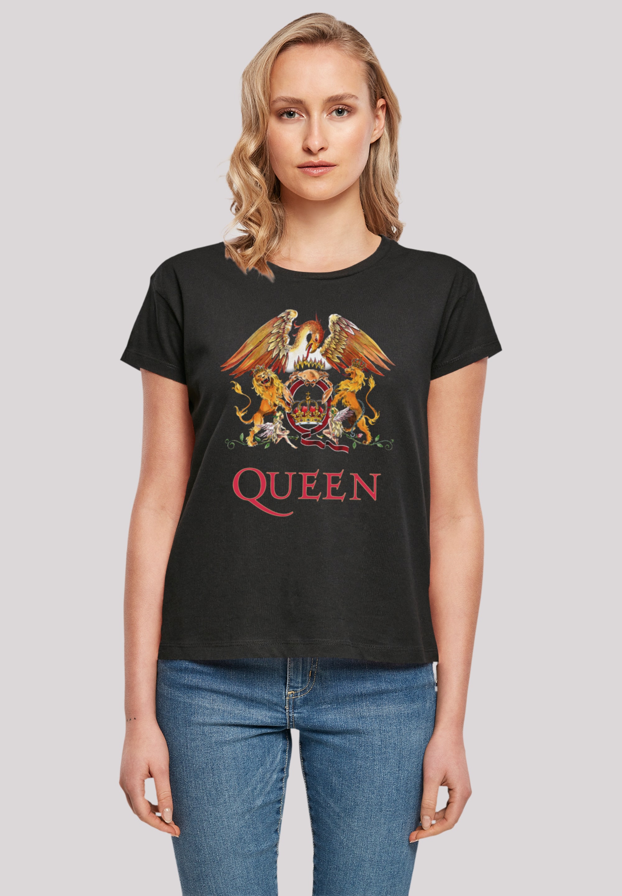 Classic Crest«, kaufen »Queen F4NT4STIC T-Shirt | Print BAUR