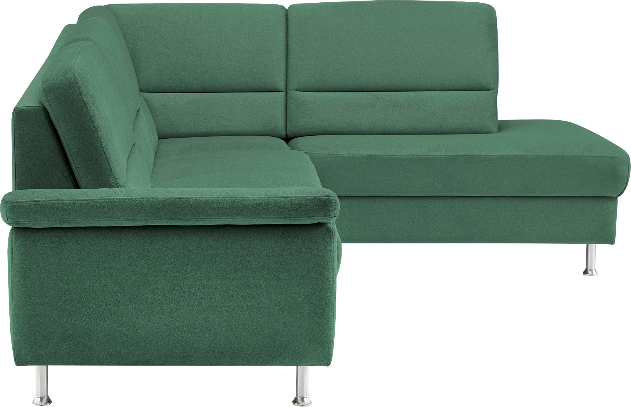 CALIZZA INTERIORS Ecksofa »Onyx L-Form«, Ottomane links oder rechts, wahlweise mit Bettfunktion, Breite 257 cm
