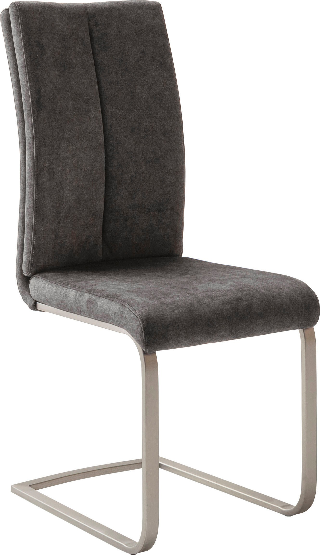 Thumbnail - MCA furniture Freischwinger "Hudson Schwingstuhl 4er Set" (Set) 4 Stk.Flachrohr,Vintage-Veloursoptik,mit Griff,belastbar...