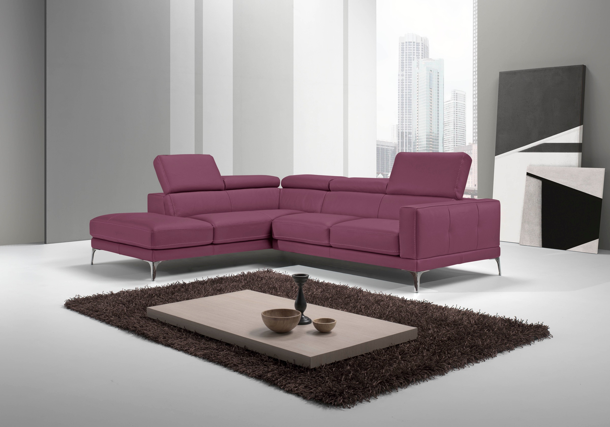 Egoitaliano Ecksofa "Claudie, Designsofa mit extrakomfortablem Sitzkomfort" günstig online kaufen