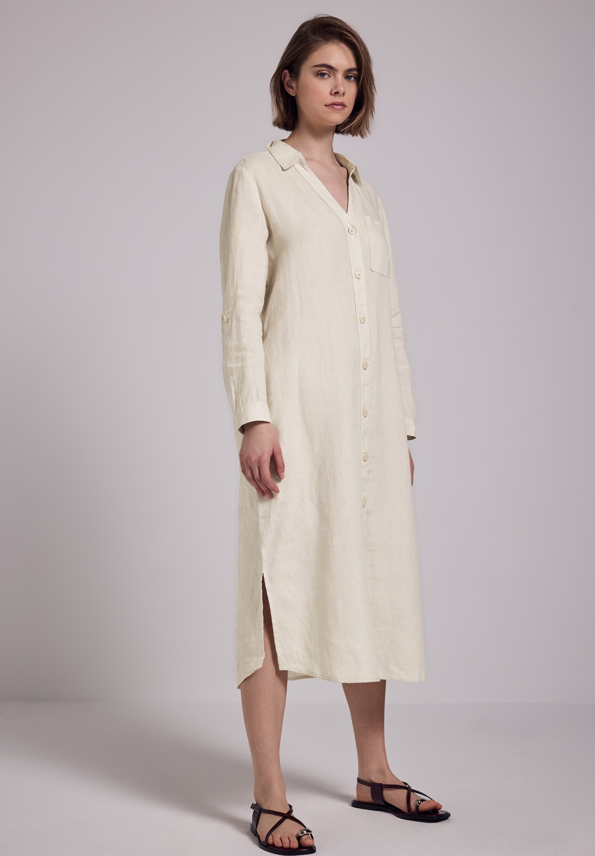 STREET ONE STUDIO Sommerkleid Brusttasche mit Knopfleiste günstig online kaufen