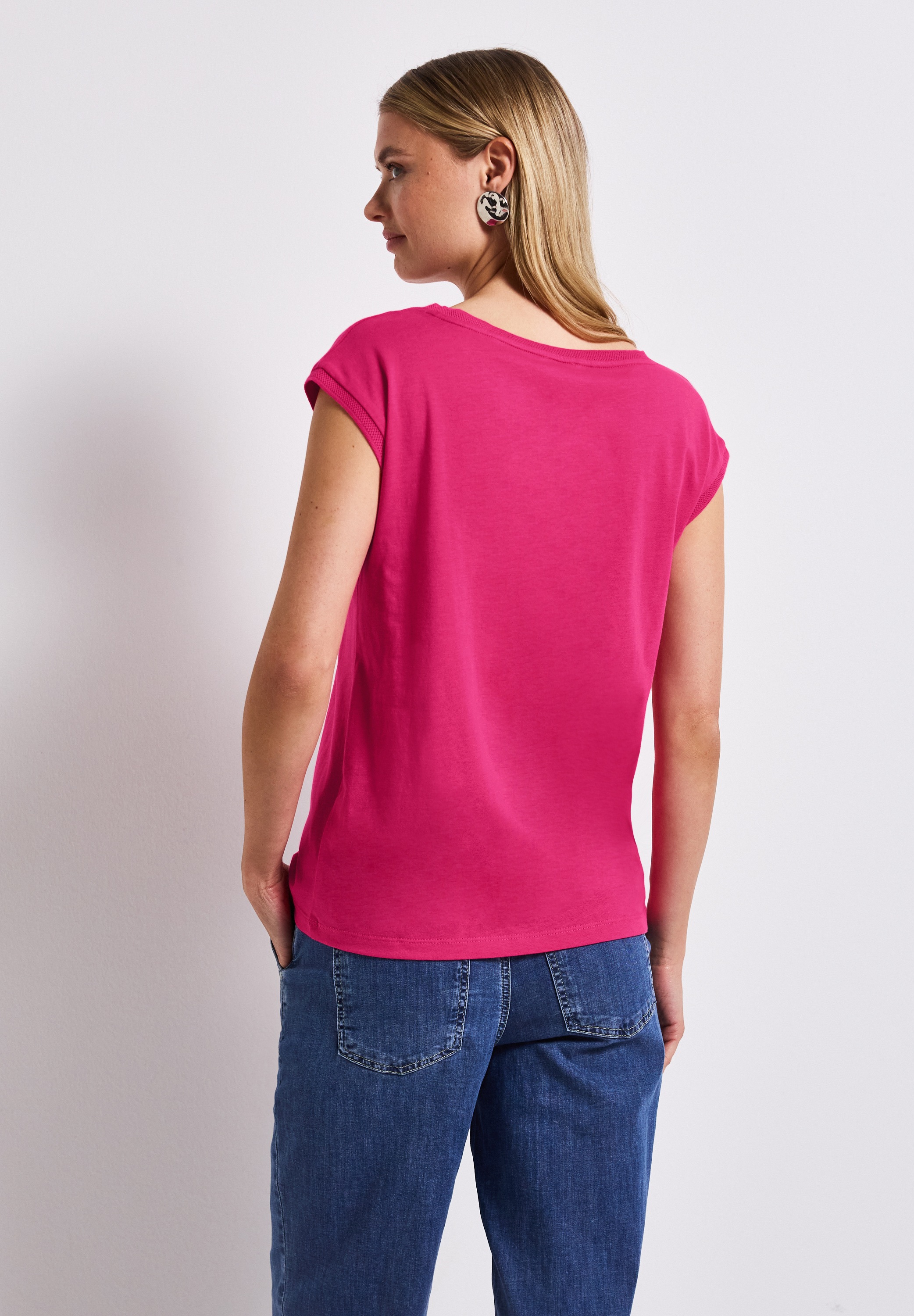 STREET ONE T-Shirt, aus reiner Baumwolle