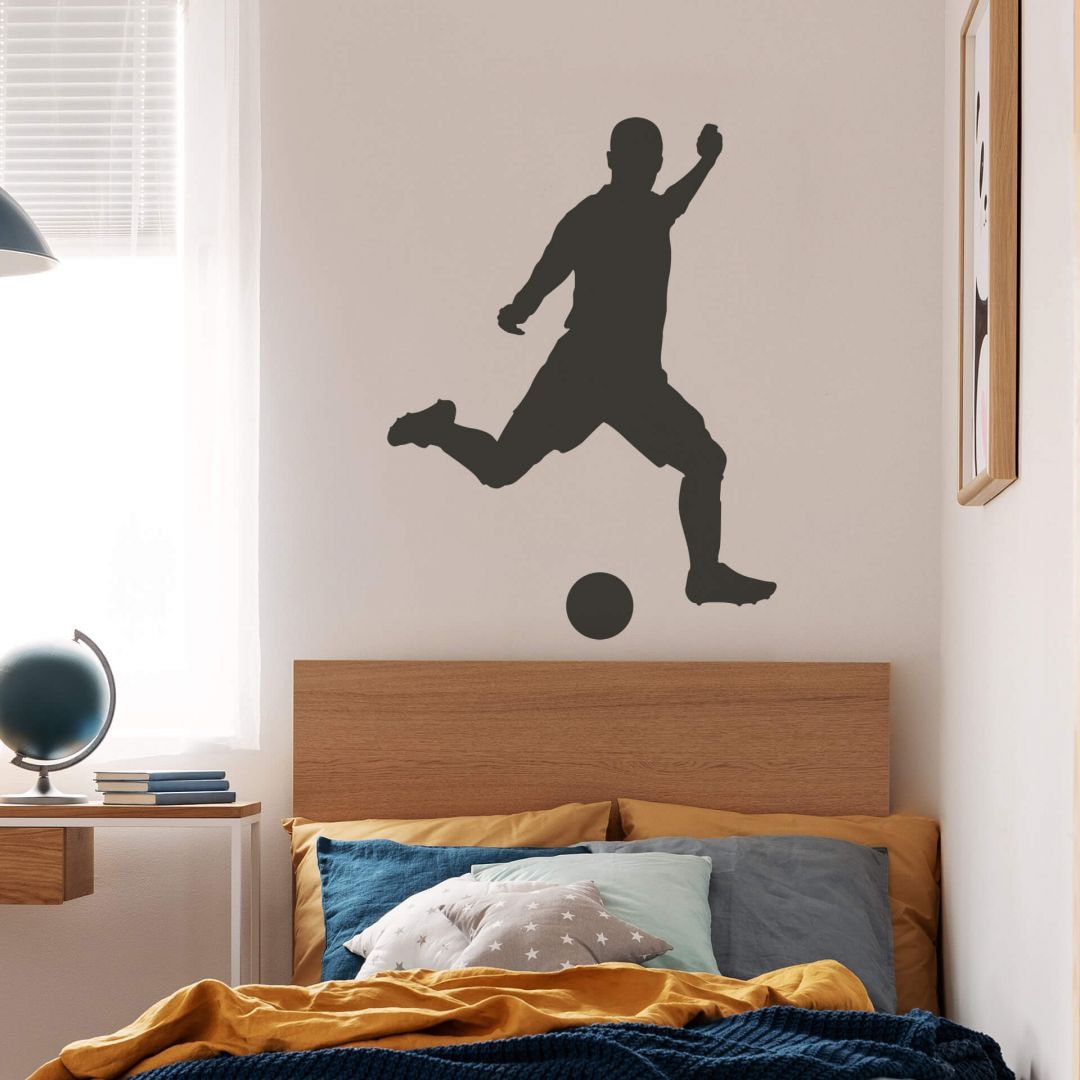 Wall-Art Wandtattoo »Fußball Wandaufkleber Fußballer«, (1 bestellen | BAUR St.)