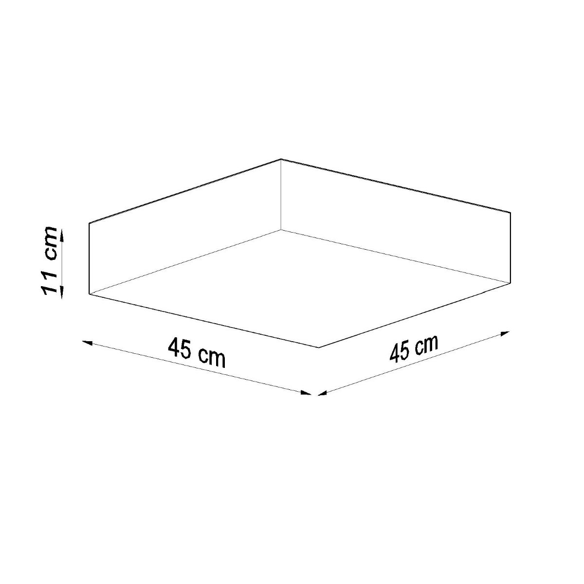 SOLLUX lighting Deckenleuchte »HORUS«, 3 flammig, Leuchtmittel E27 | ohne Leuchtmittel, leuchtet nieder