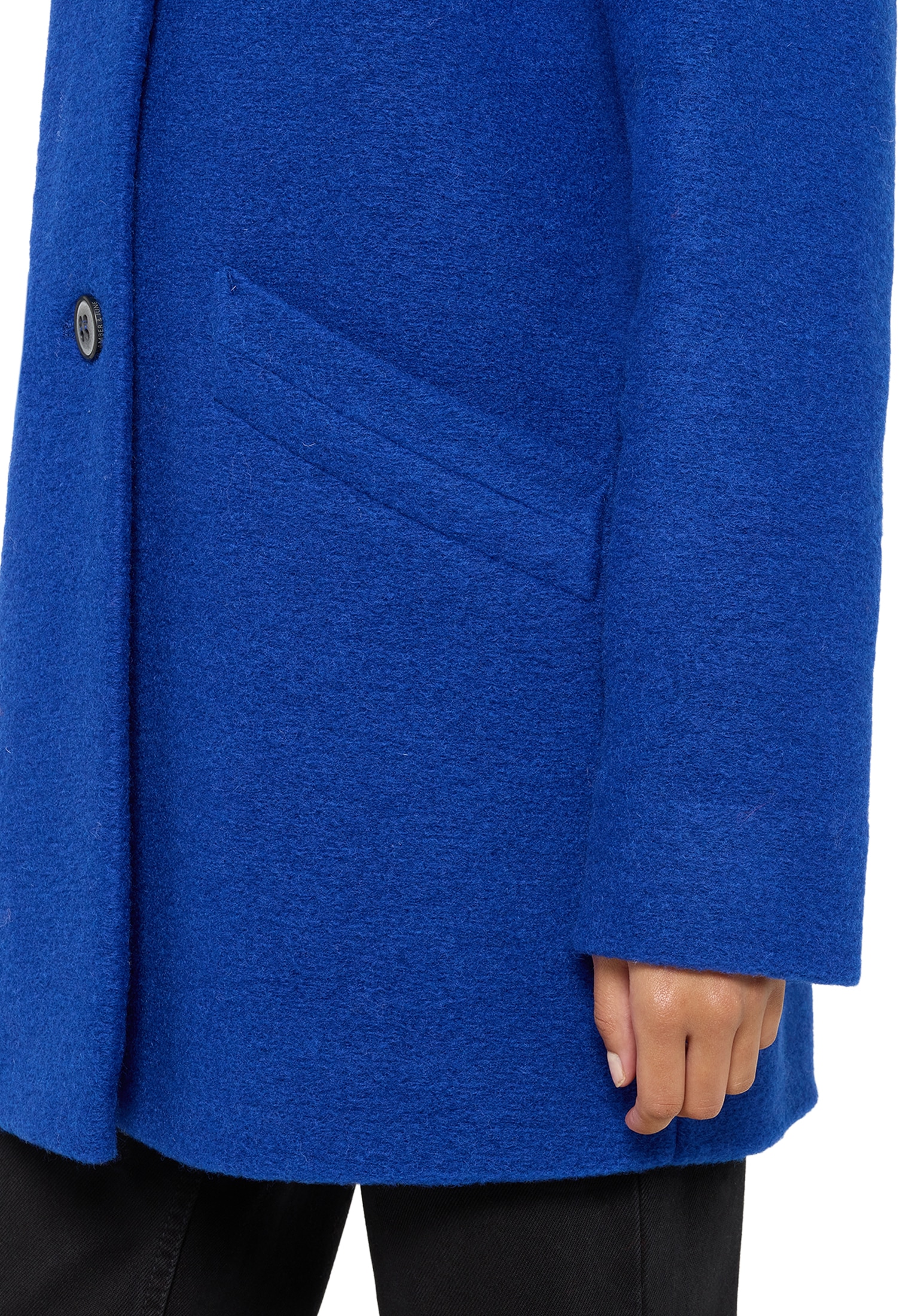 Amber & June Kurzjacke »Damen Kurzmantel mit Stehkragen«