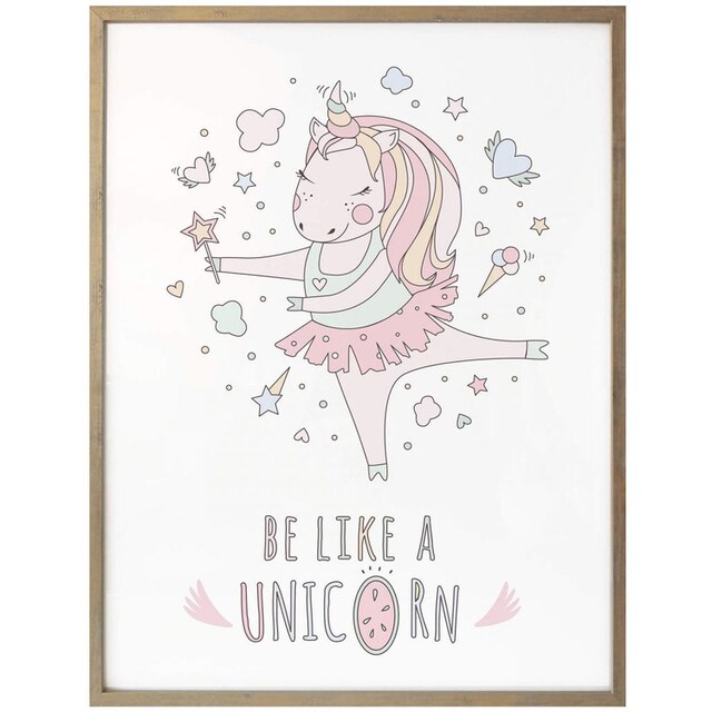 Wall-Art Poster »Kvilis Einhorn Ballerina Prinzessin«, Kinder, (1 St.),  Poster, Wandbild, Bild, Wandposter kaufen | BAUR