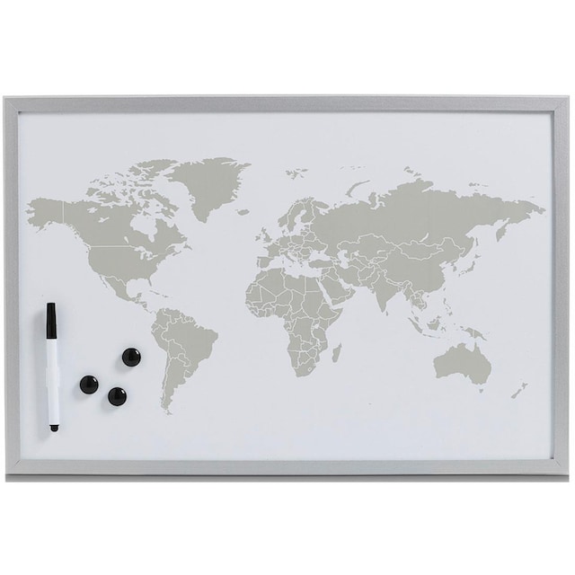Zeller Present Magnettafel »World«, Memoboard, Motiv Weltkarte kaufen | BAUR