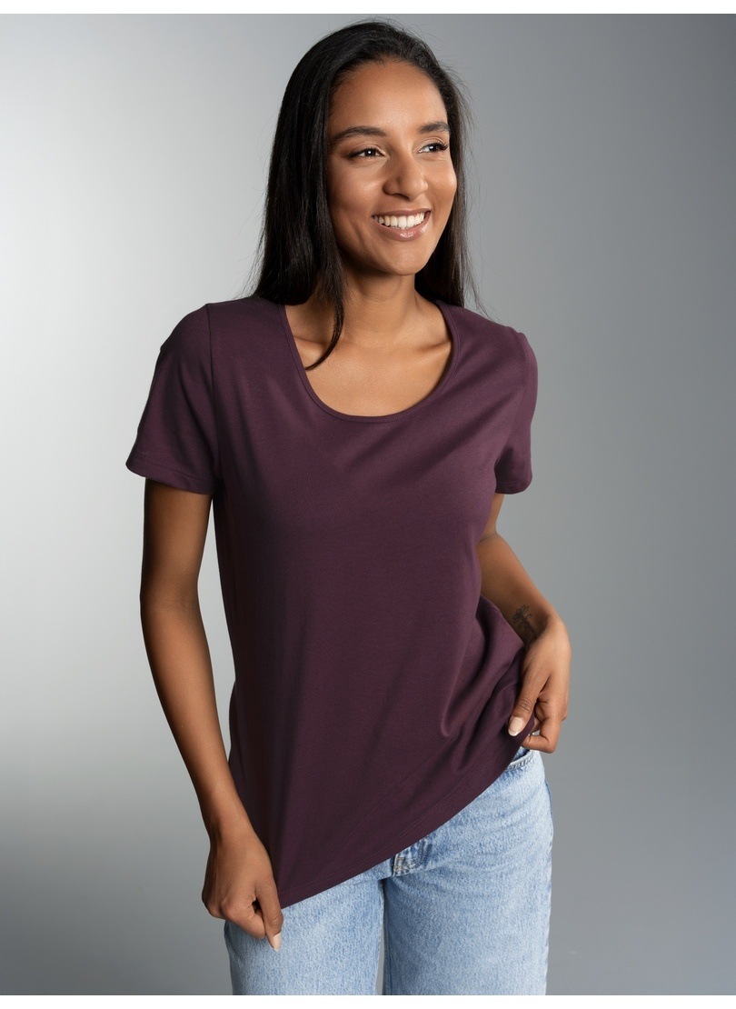 Trigema T-Shirt "TRIGEMA Damen T Shirt aus Biobaumwolle" 1 Stk. günstig online kaufen
