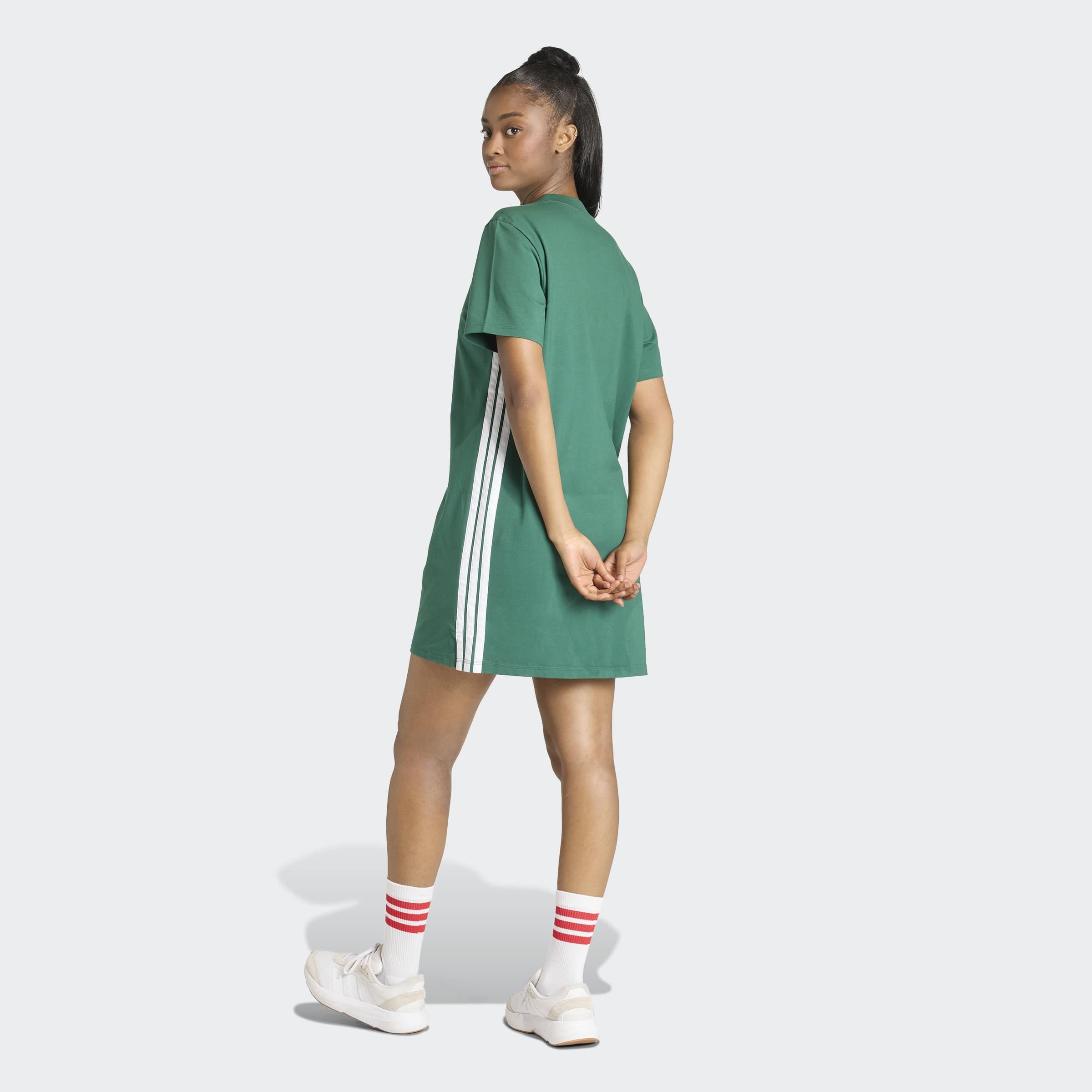 adidas Sportswear Shirtkleid »ESSENTIALS -, 3-STREIFEN, SINGLE JERSEY«