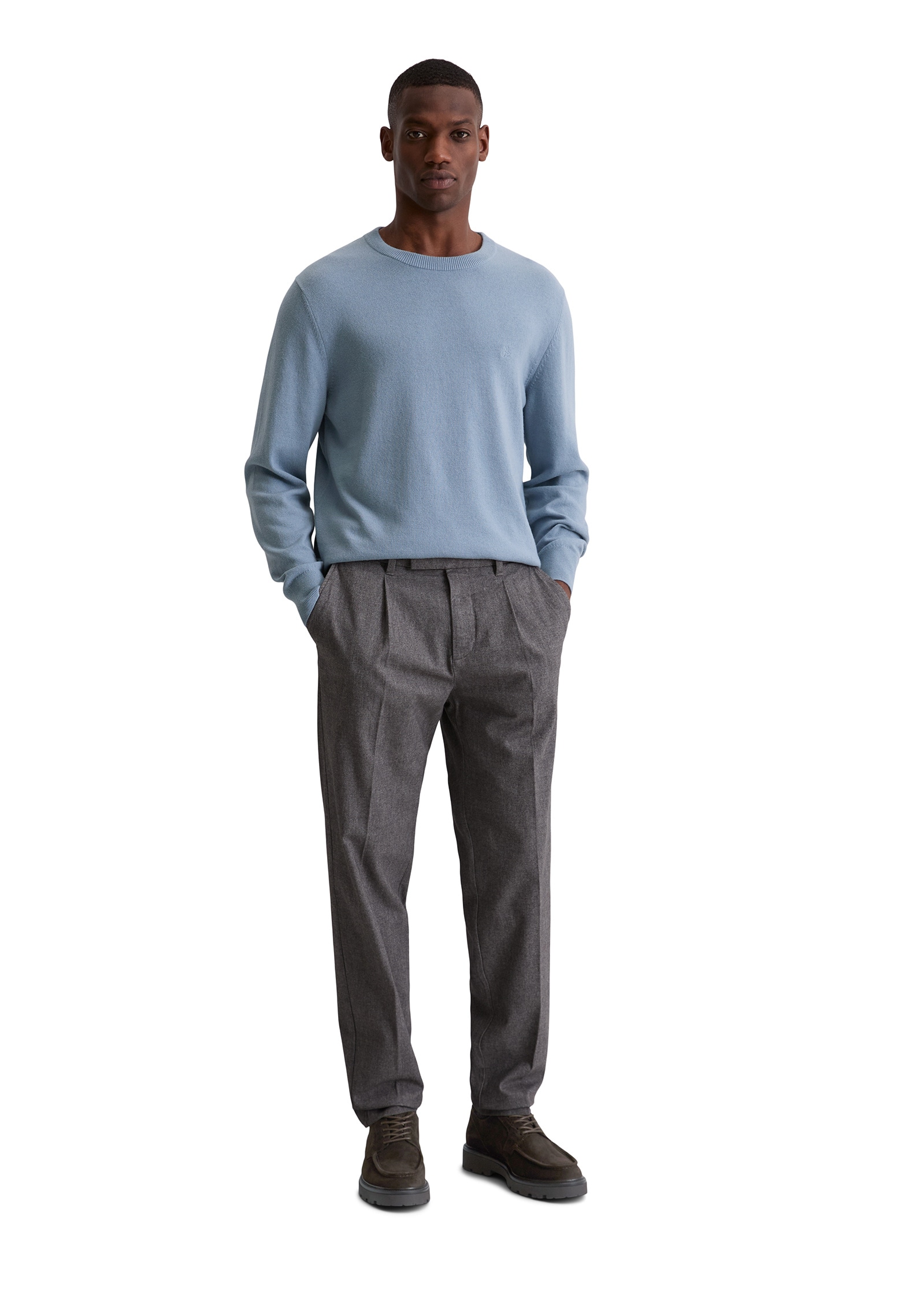 Marc O'Polo Strickpullover »aus softem Bio-Bauwoll-Schurwoll-Mix«