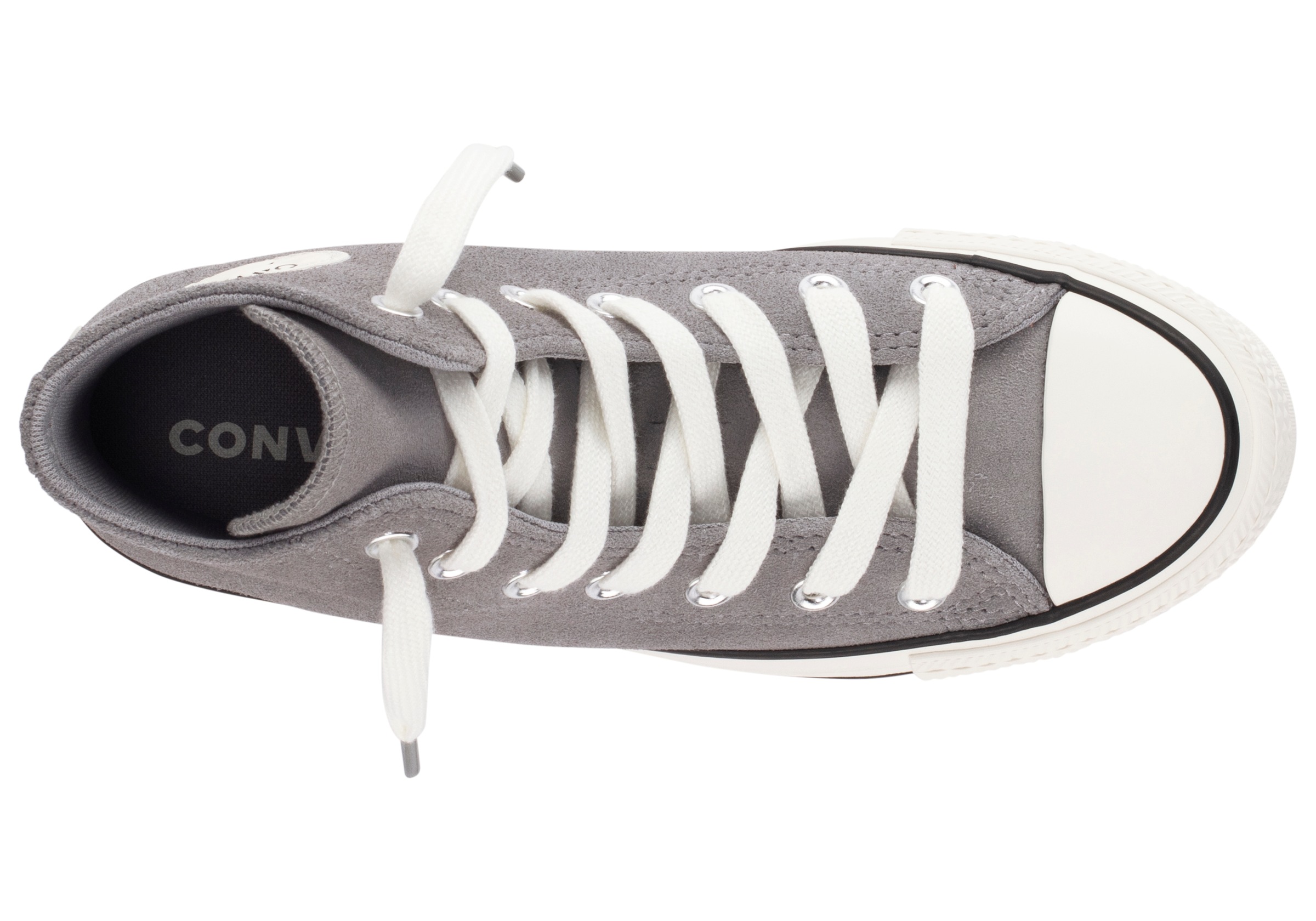 Converse Chuck Taylor All Star Colorful Suede High-Top Sneaker Schwarz 3
