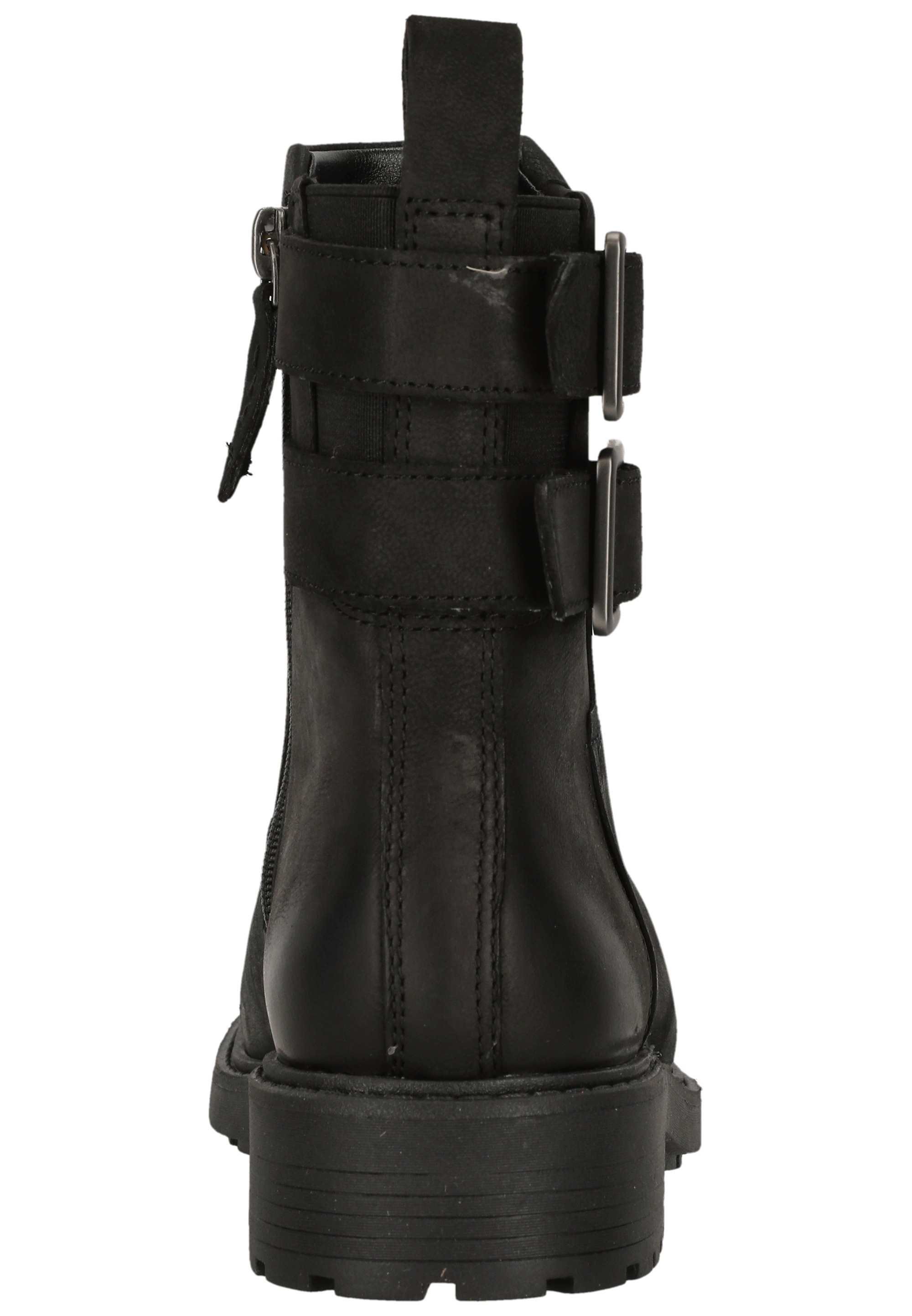 Clarks Schnürschuh »Orinoco2 Bay Black Leather«  mit stilvollen Schnallen