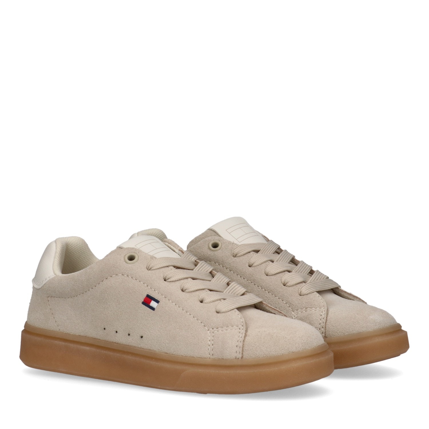 Tommy Hilfiger Sneaker Retro Sneaker, Schnürschuh, Halbschuh mit steitliche günstig online kaufen