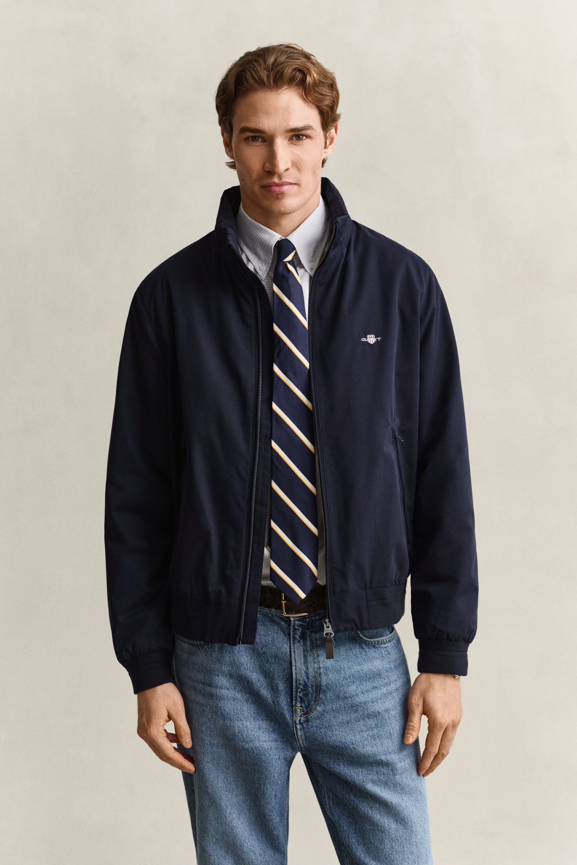 Gant Bomberjacke »HAMPSHIRE JACKET« ohne Kapuze Regular fit mit Reißverschlusstaschen