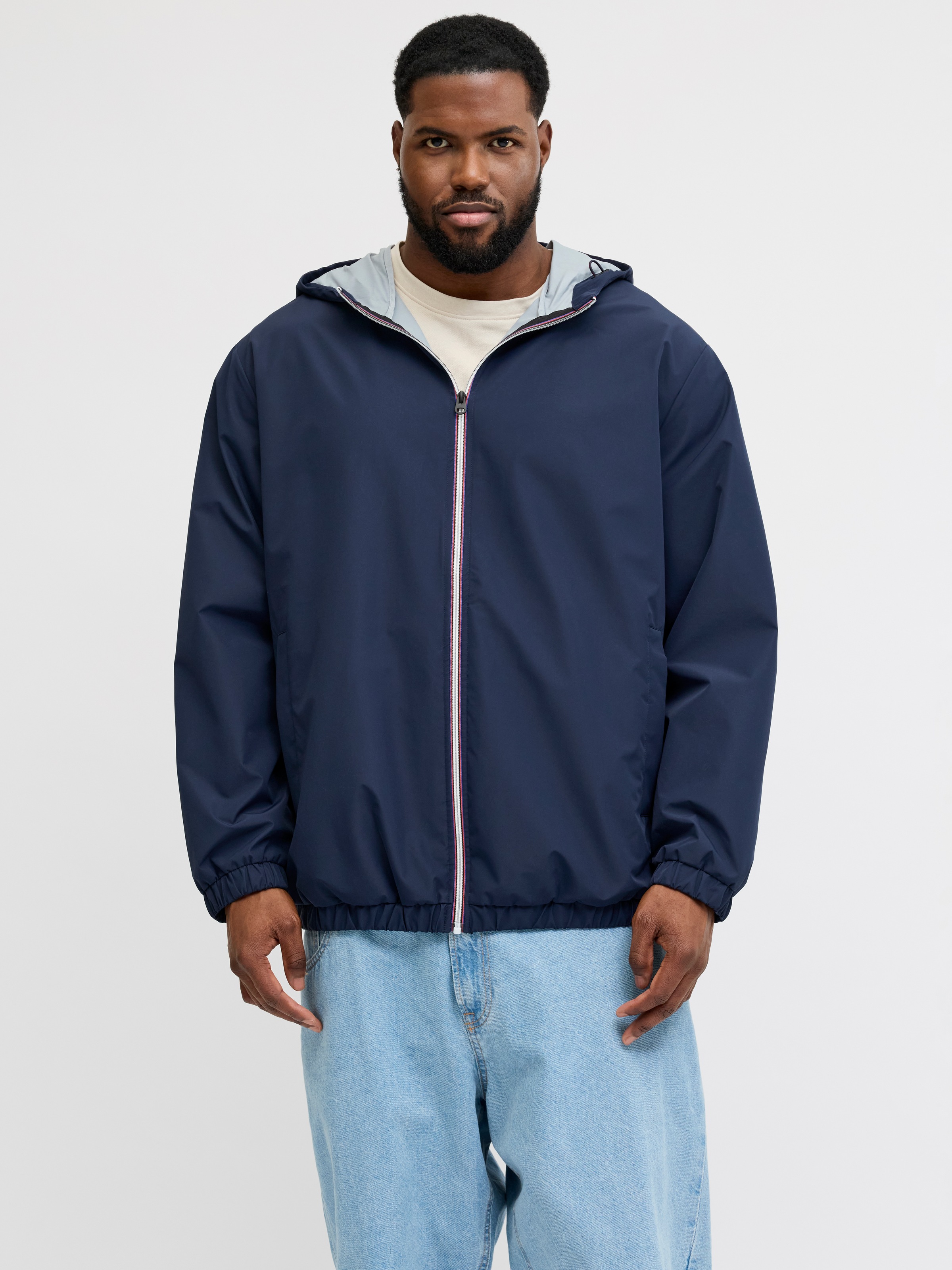 Jack & Jones PlusSize Blouson "JJJAKE LIGHT JACKET PLS" mit Kapuze günstig online kaufen