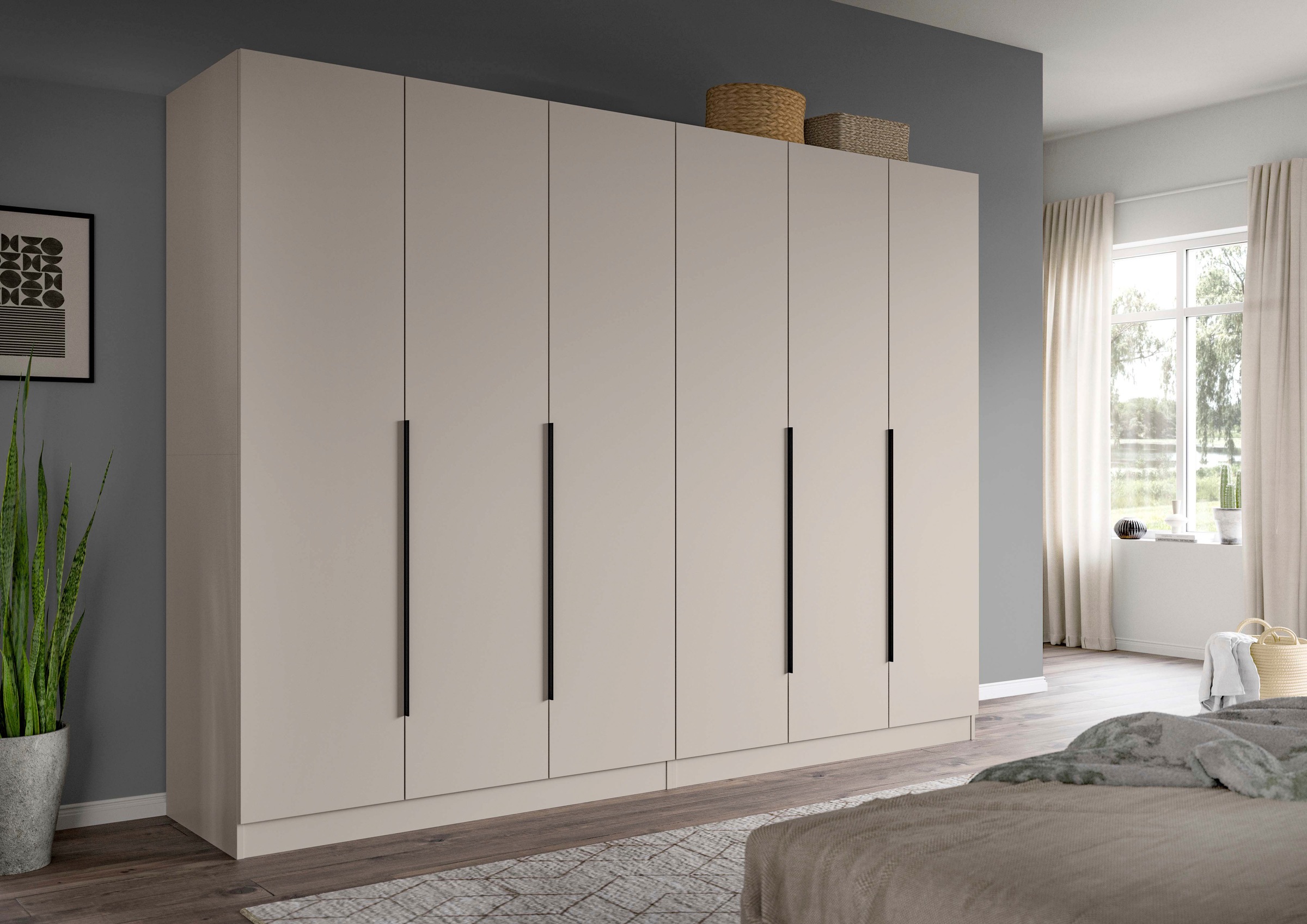 Home affaire Schrank-Set "Skarde moderner Kleiderschrank Schlafzimmerschran günstig online kaufen