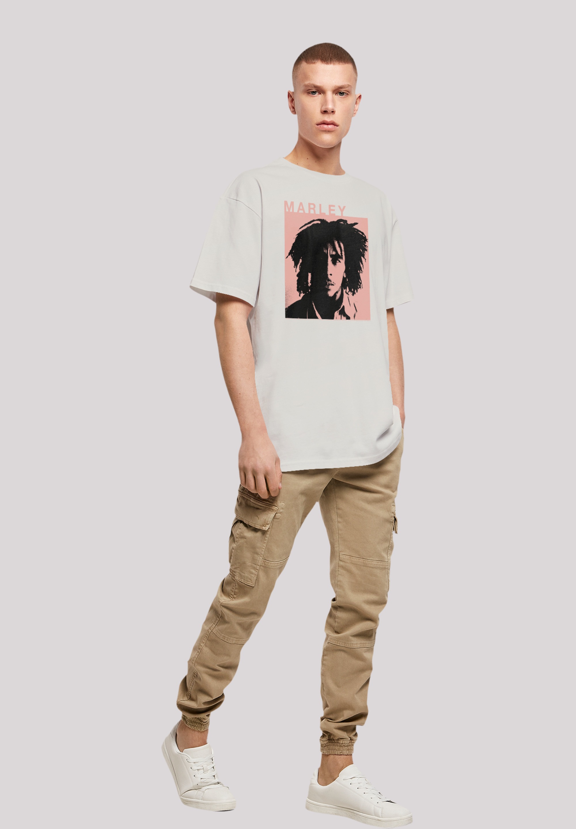 F4NT4STIC T-Shirt »Bob Marley Reggae Music by Rock Off«, Premium Qualität, Musik