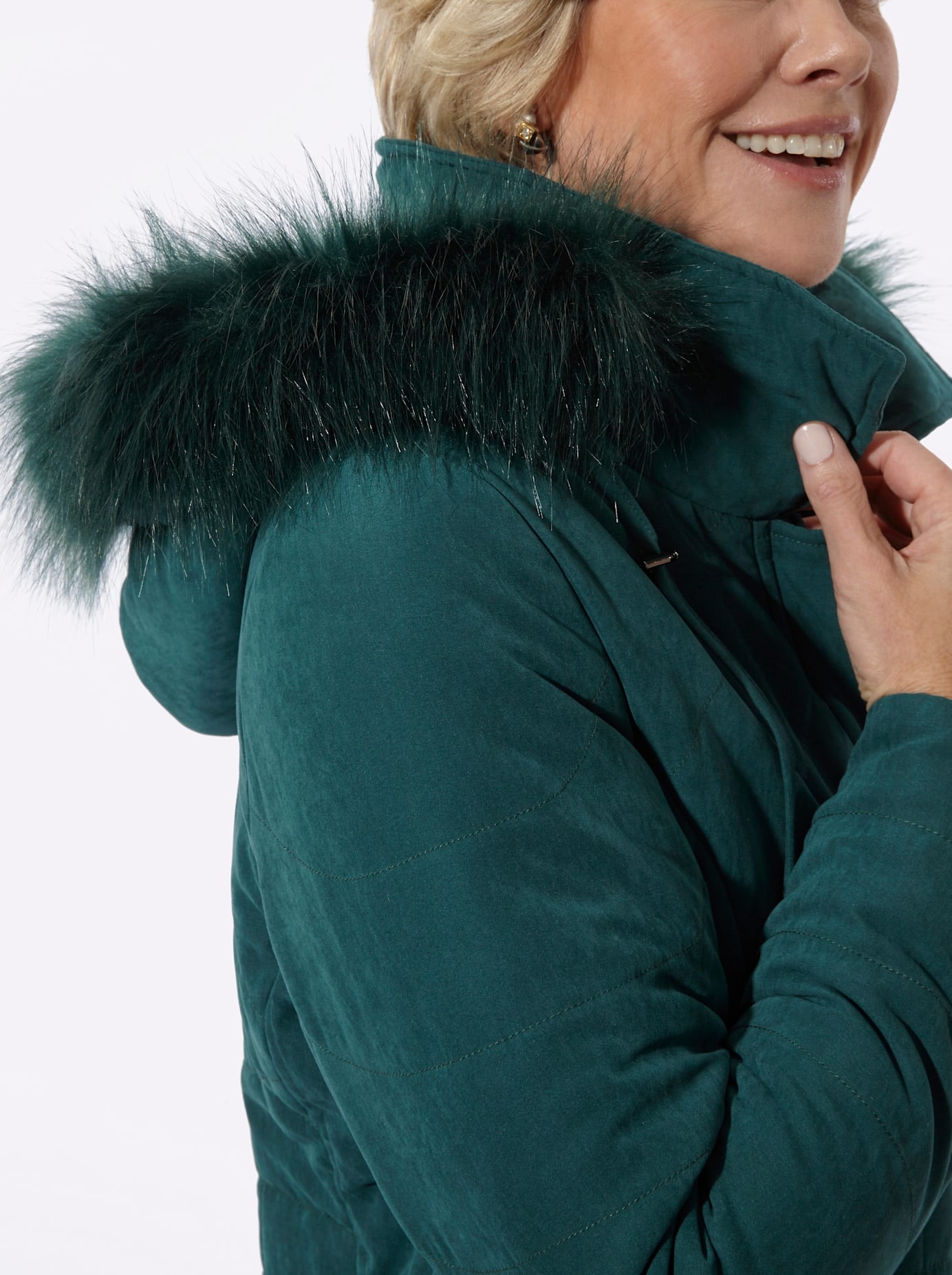 Classic Steppjacke mit Kapuze