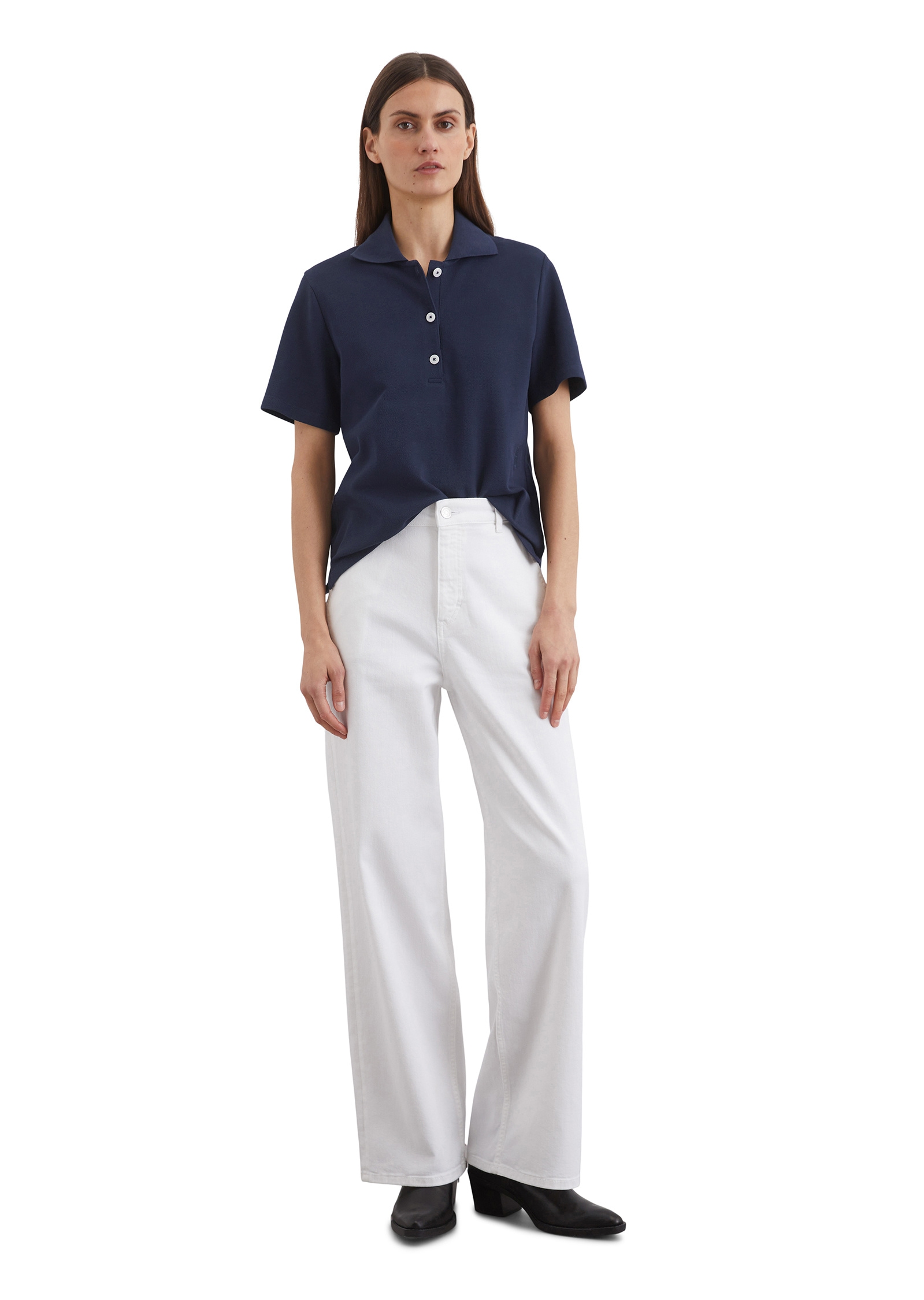 Marc O'Polo Poloshirt »mit Honeycomb-Struktur«