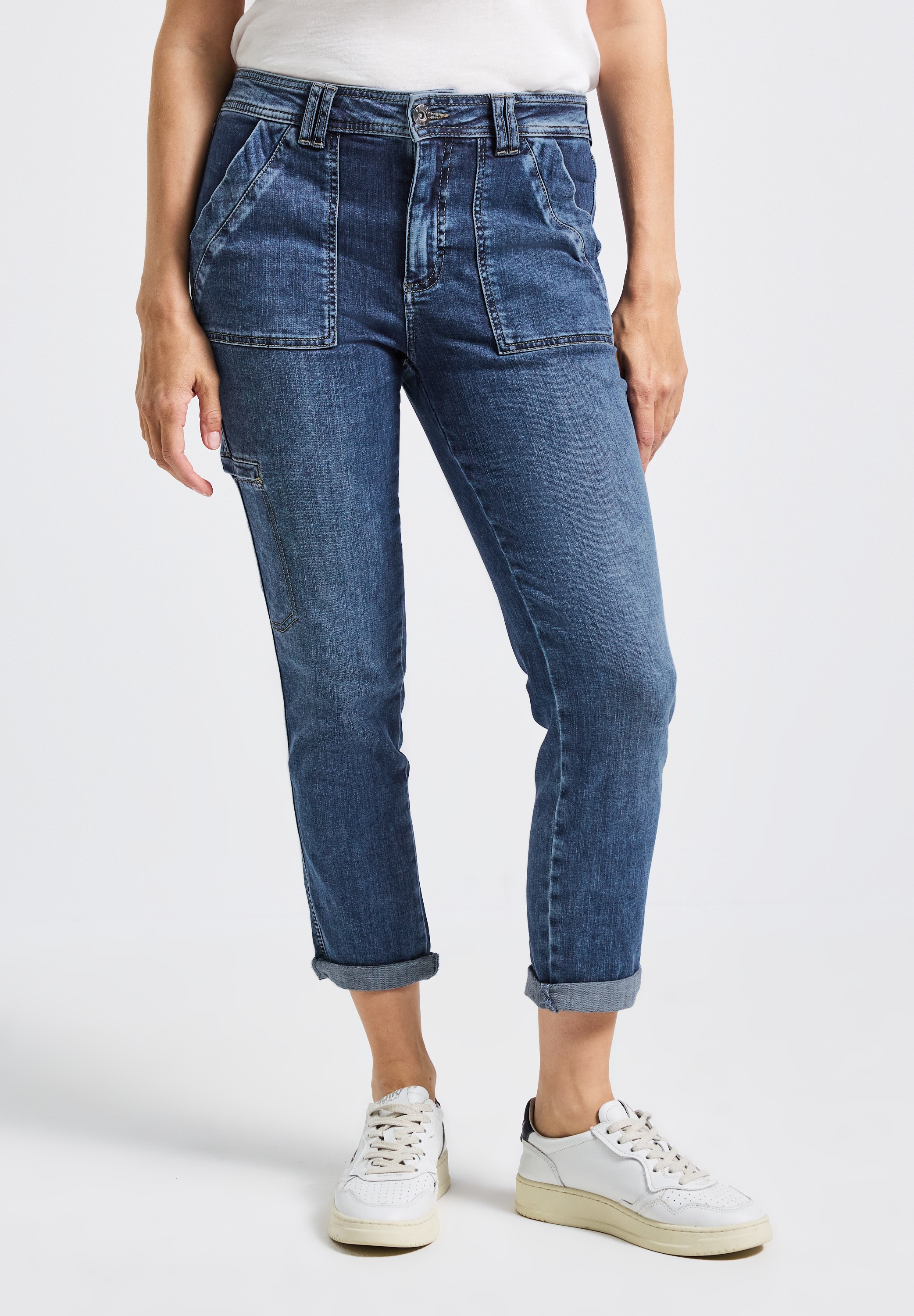 STREET ONE Gerade Jeans, Middle Waist günstig online kaufen