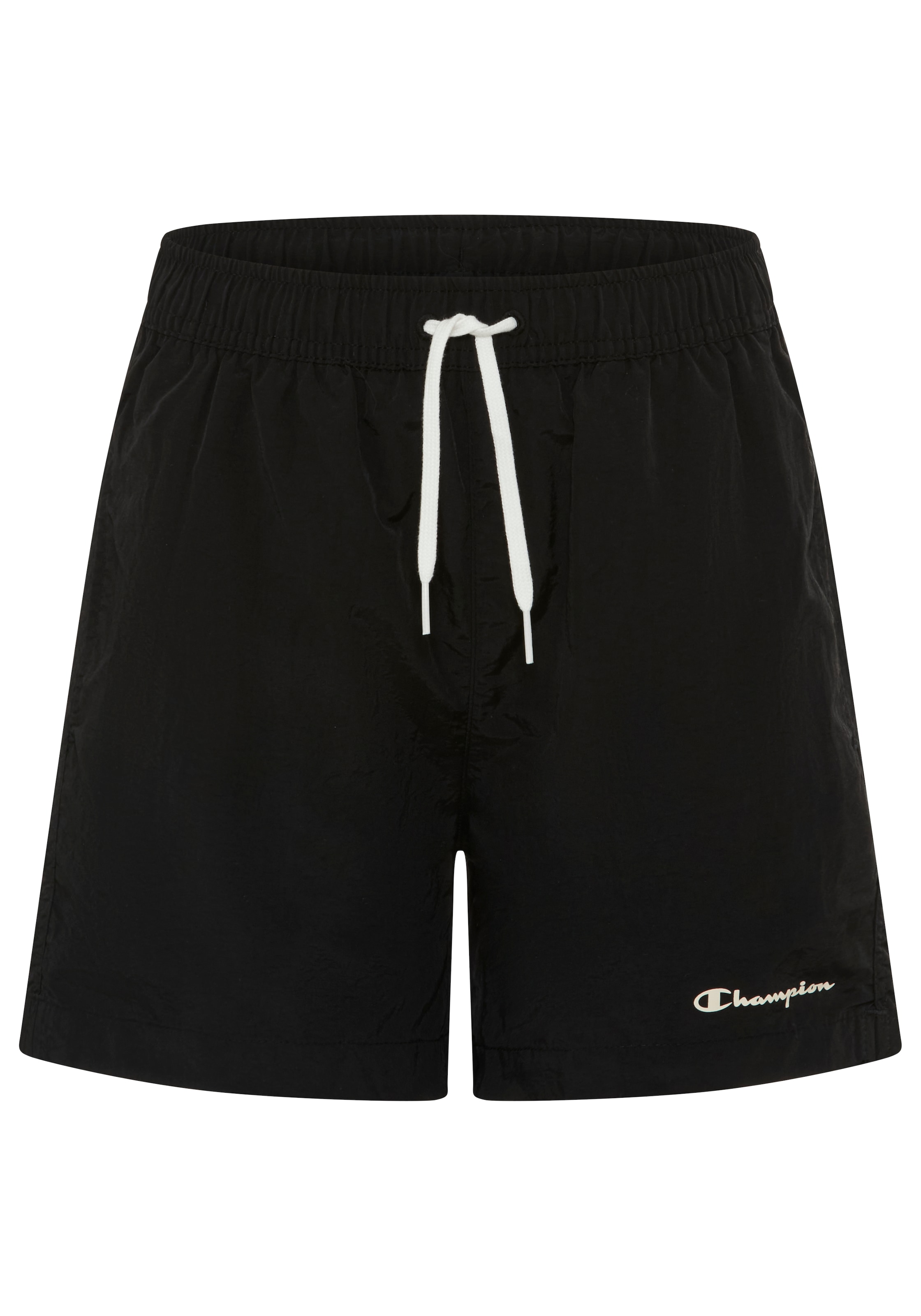 CHAMPION Kinder Badeshorts "Boys' beach shorts", schwarz, Gr. L, Polyamid, Badehosen, für Kinder und Jugendliche geeignet, leichtes Material aus
