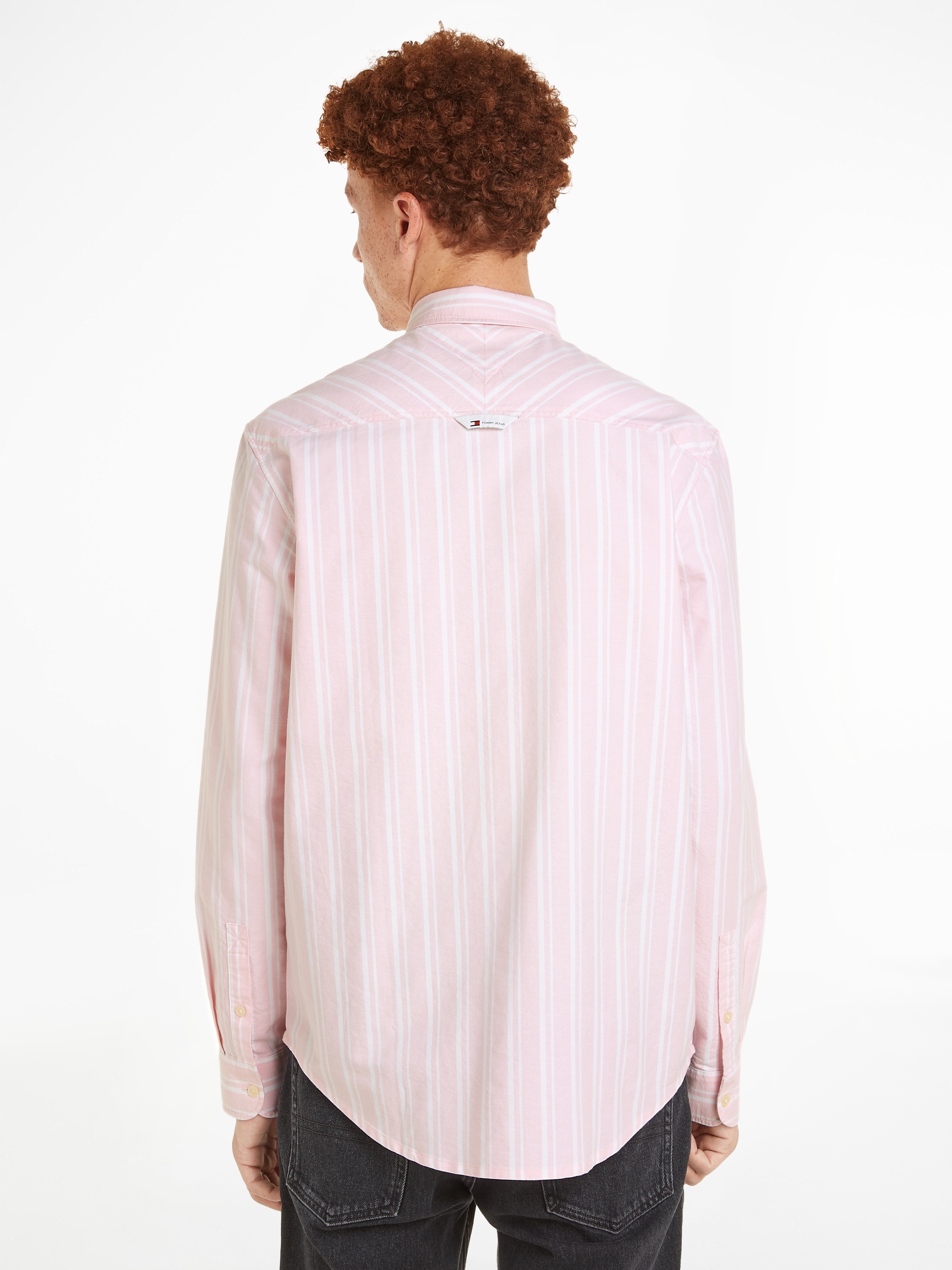 Tommy Jeans Langarmhemd »TJM REG OXFORD STRIPE SHIRT«, mit Brusttasche ▷  bestellen | BAUR