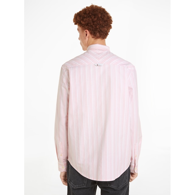Tommy Jeans Langarmhemd »TJM REG OXFORD STRIPE SHIRT«, mit Brusttasche ▷  bestellen | BAUR