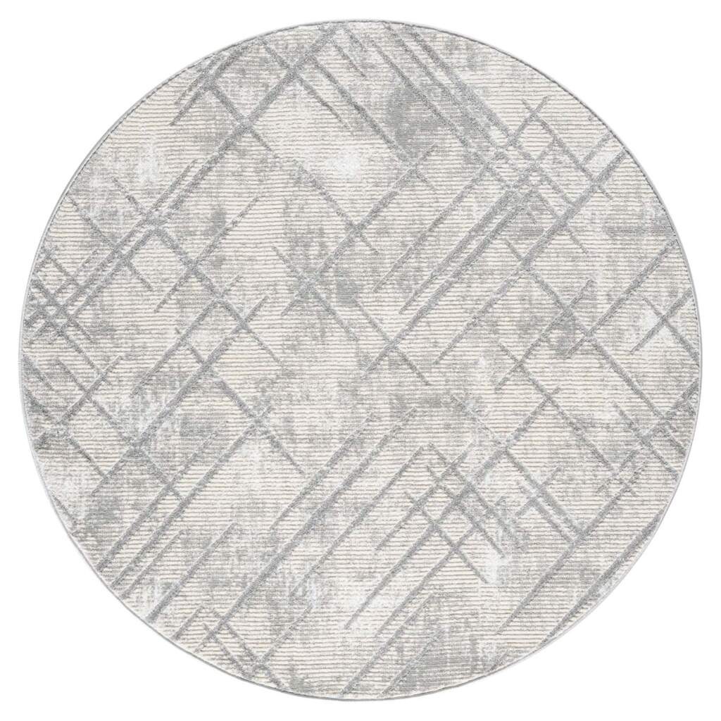 Carpet City Teppich »ANTIK245«, rund, 10 mm Höhe, Kurzflor, 3D-Optik, Klassisch-Modern für Wohnzimmer, Schlafzimmer