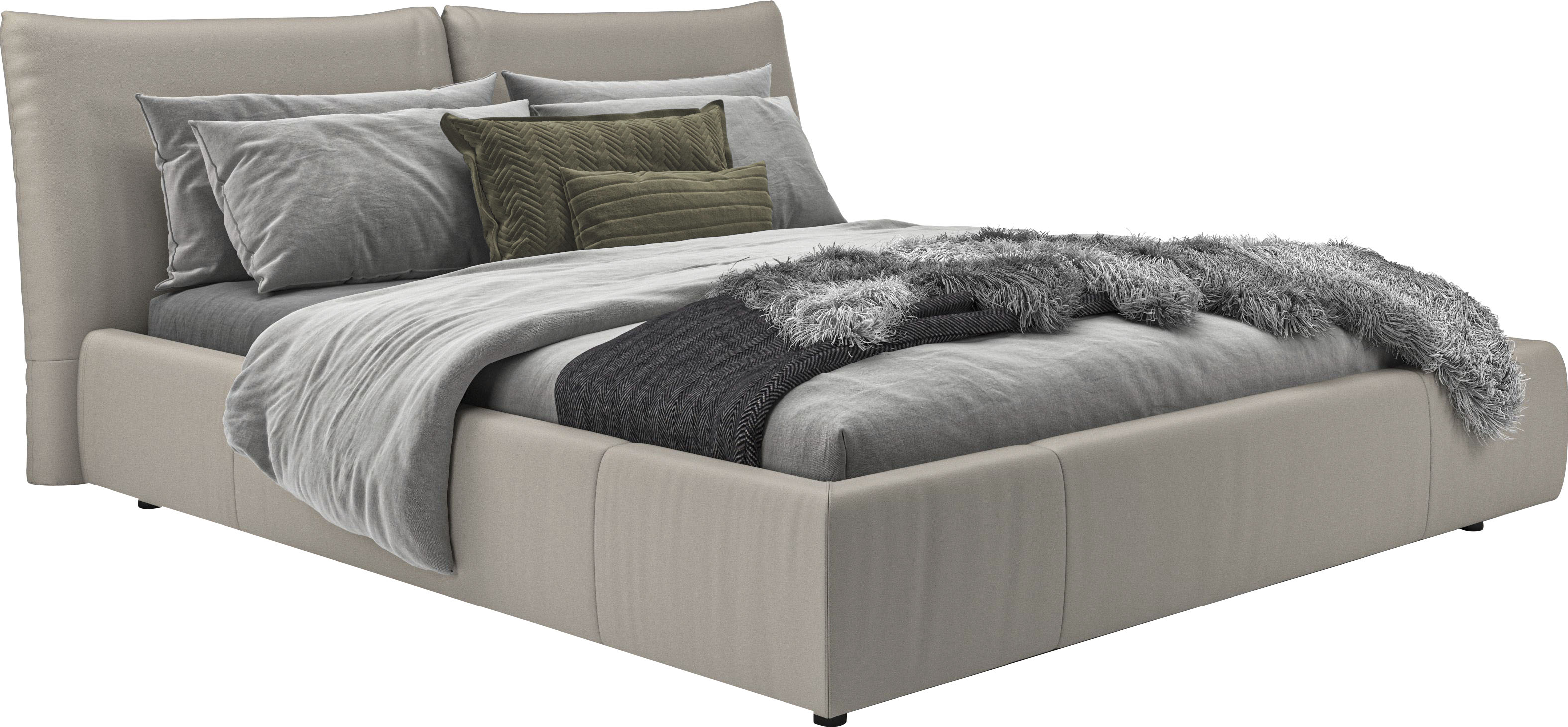 Home affaire "Priora in 4 Breiten bis 200cm" auch in NaturLEDER, Cord, belastbar bis 280kg, auch Überlänge 220 cm