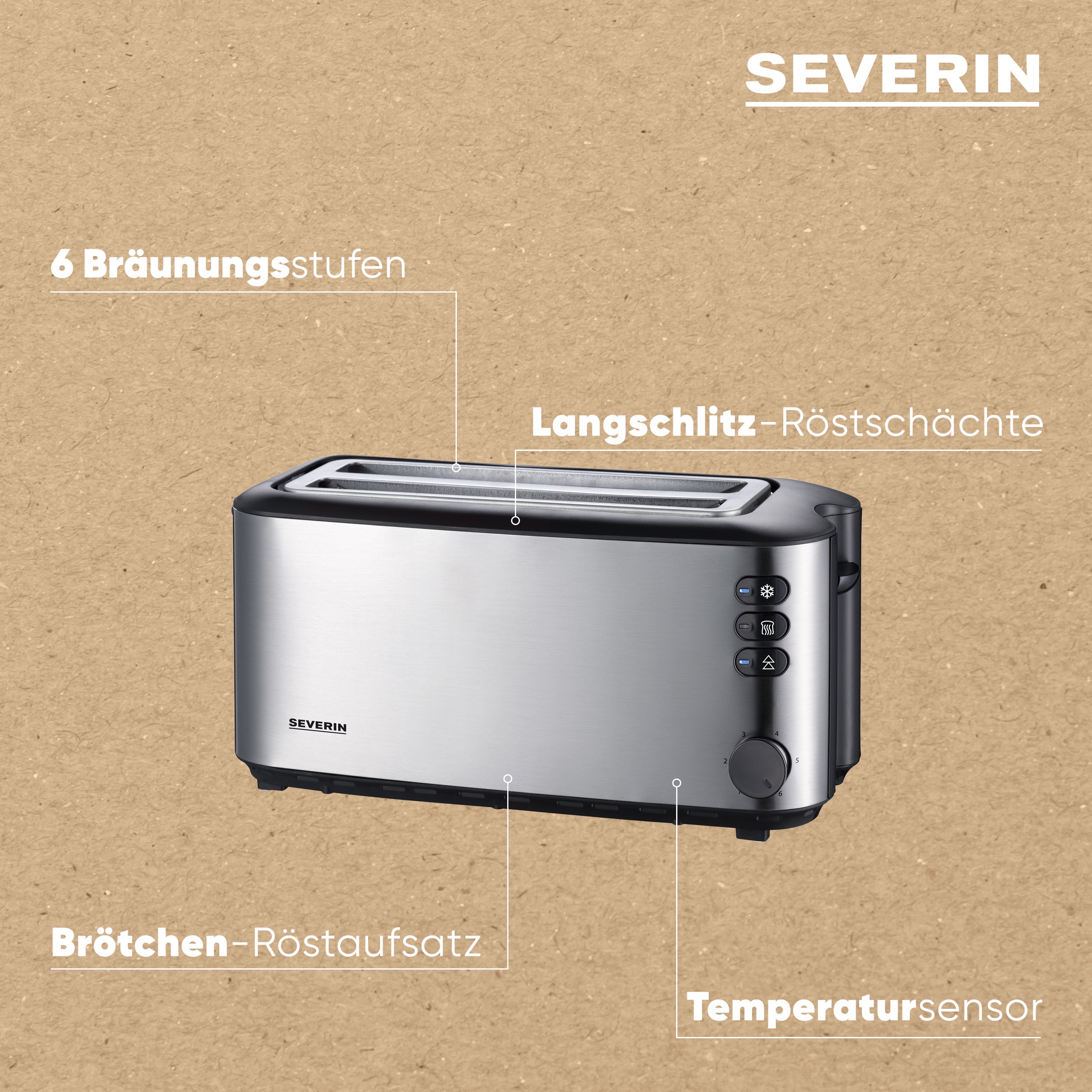 Severin Toaster »AT 2509« 1400 W