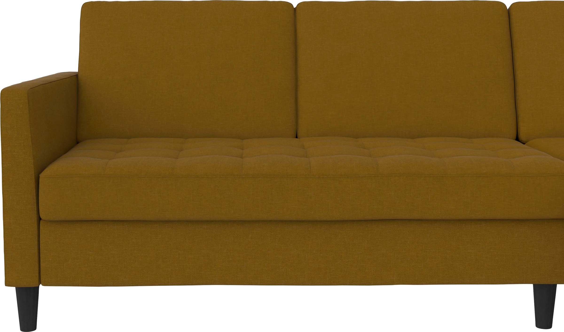 Dorel Home Ecksofa »Presley, L-Form,«, Ecksofa mit Bett-Funktion und Stauraum, verstellbare Rückenlehne