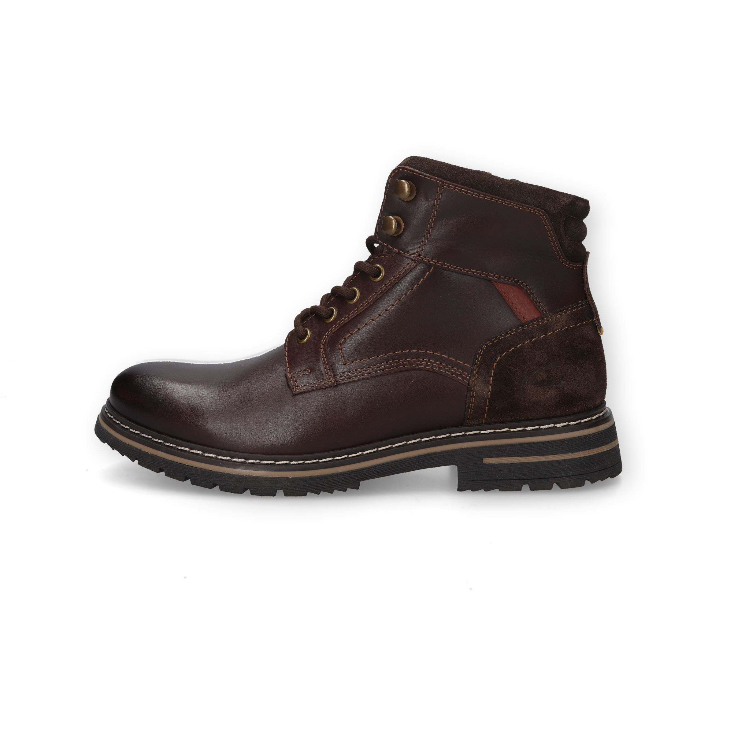 camel active Schnürboots  Schnürstiefel, Boots mit Ziernähte