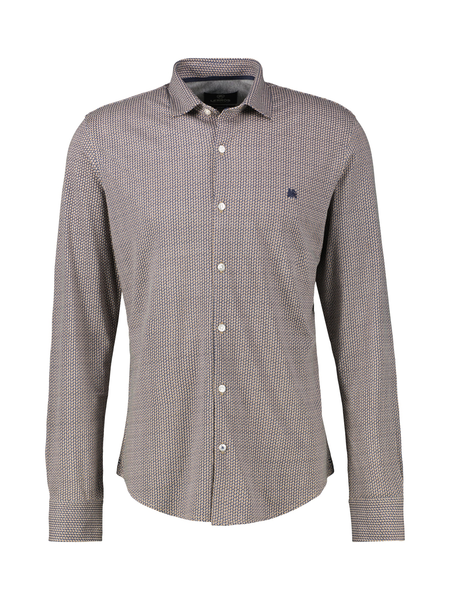 LERROS Karohemd "LERROS Übergrössen-Hemd mit Minimal-Karomuster" günstig online kaufen