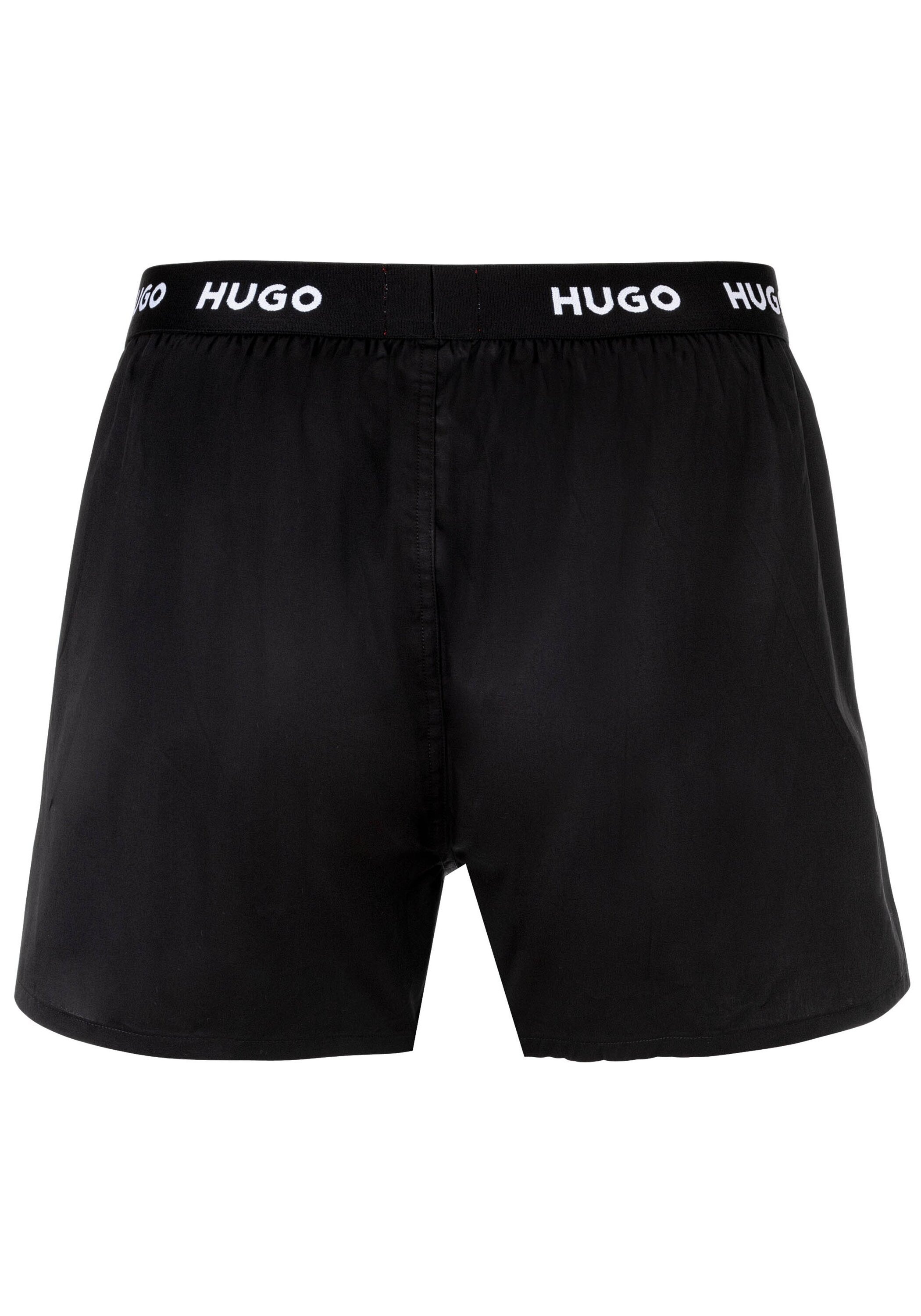HUGO Boxershorts »Web-Boxershorts Woven Boxer Triplet 3er Pack«